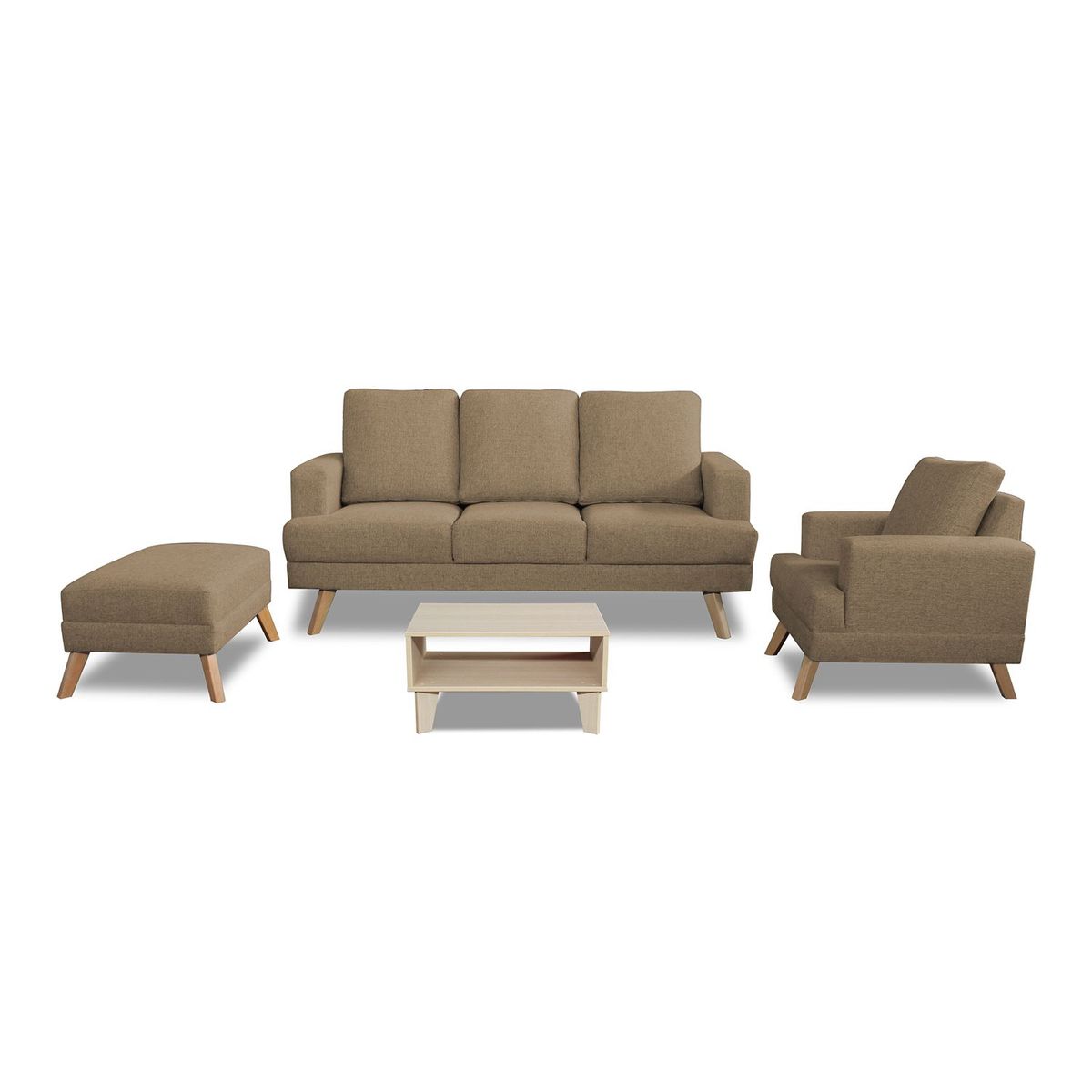 MICA - Juego de Sala Tobago 3-1 + Banqueta + Mesa de Centro