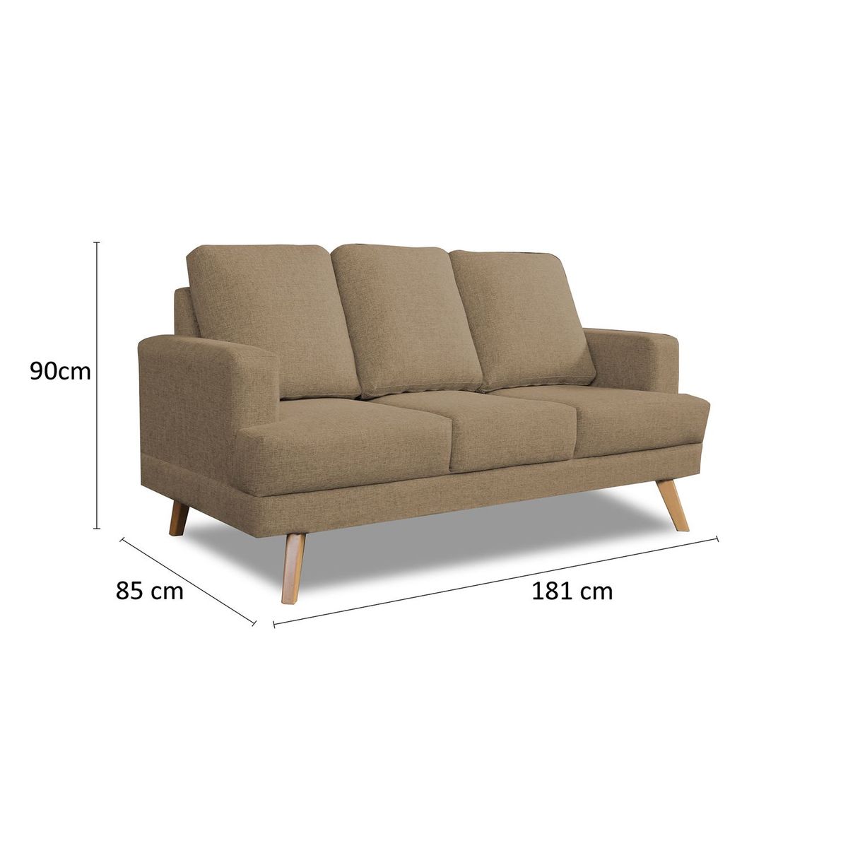 MICA - Juego de Sala Tobago 3-1 + Banqueta + Mesa de Centro