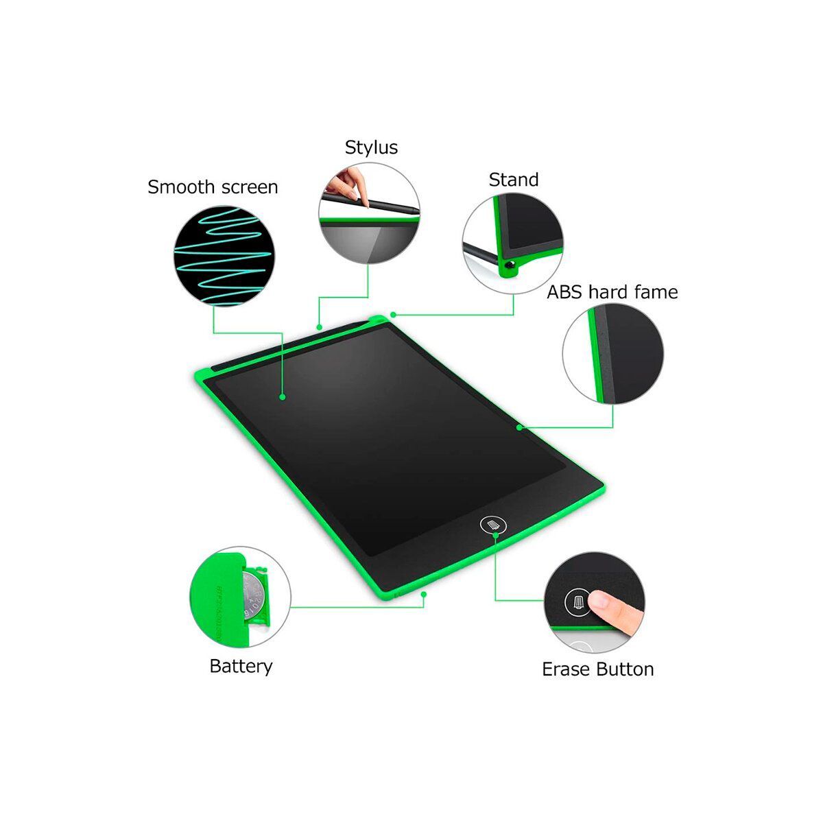GRETAIL - Tableta Digital De 8.5" LCD Niños