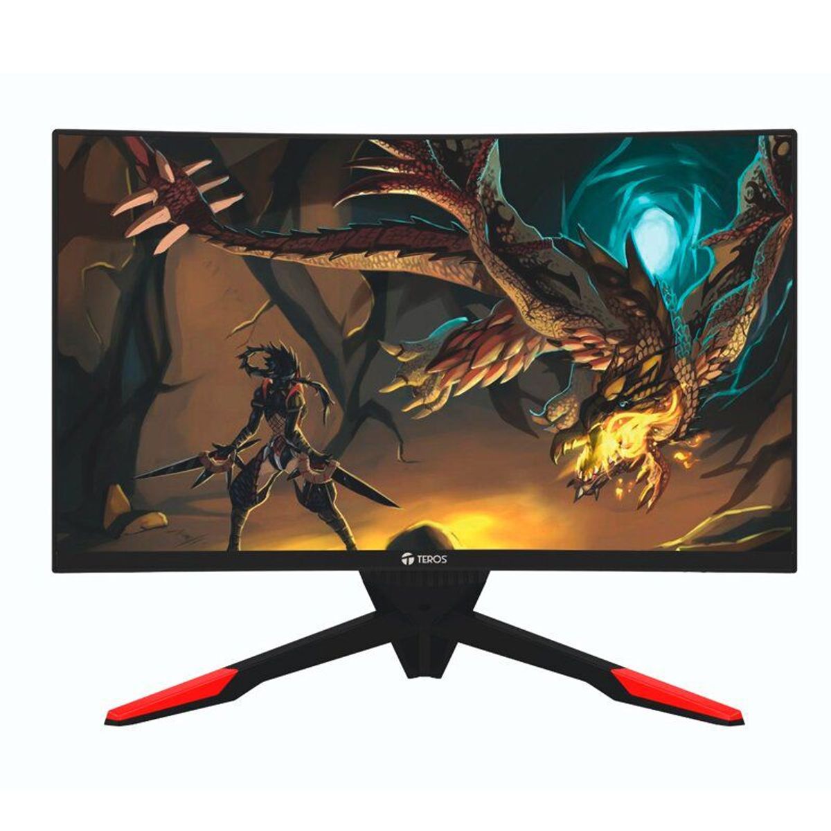 TEROS GAMING - Monitor Gamer TE-3172, 27" Led Curvo