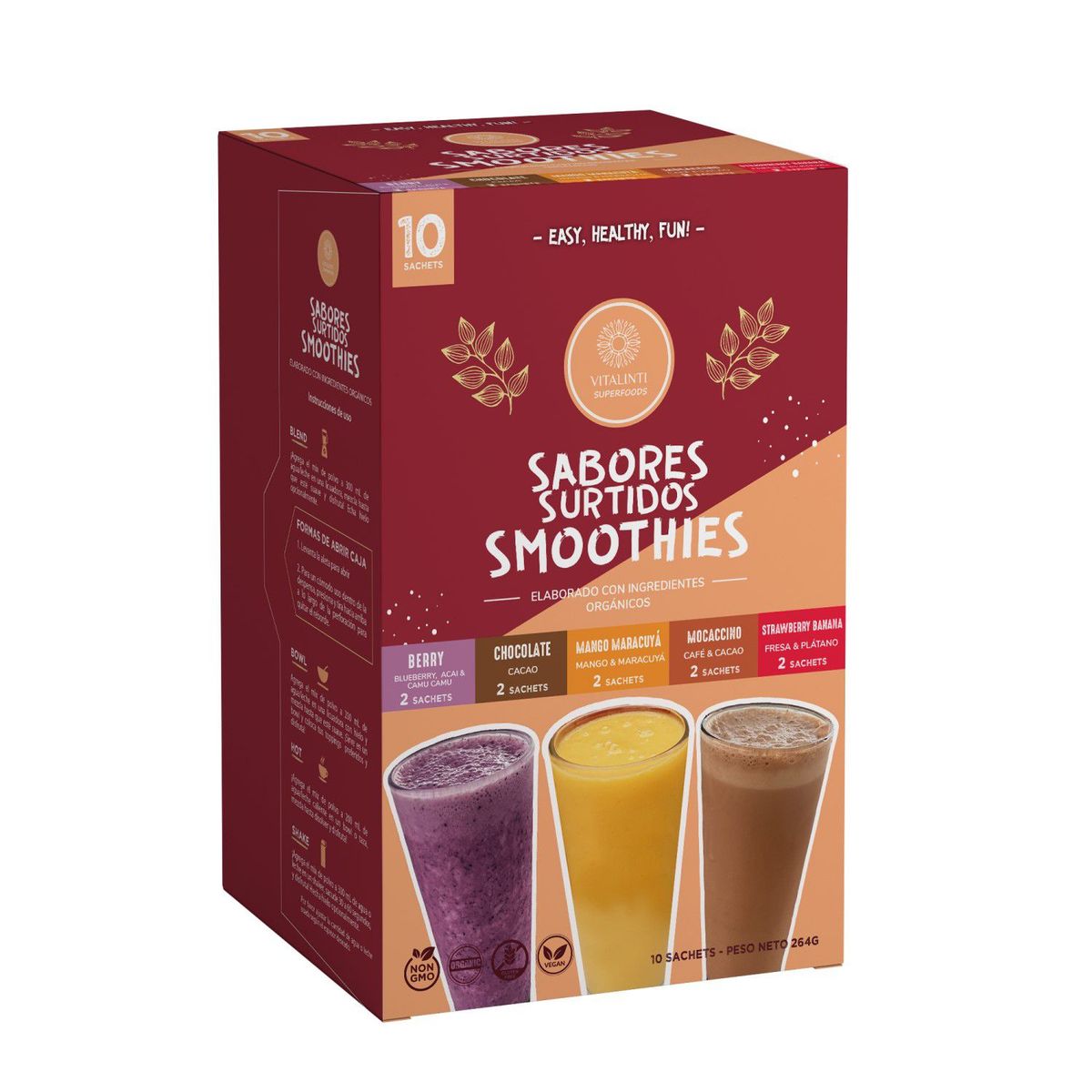 VITALINTI - Sabores Surtidos Smoothies x10