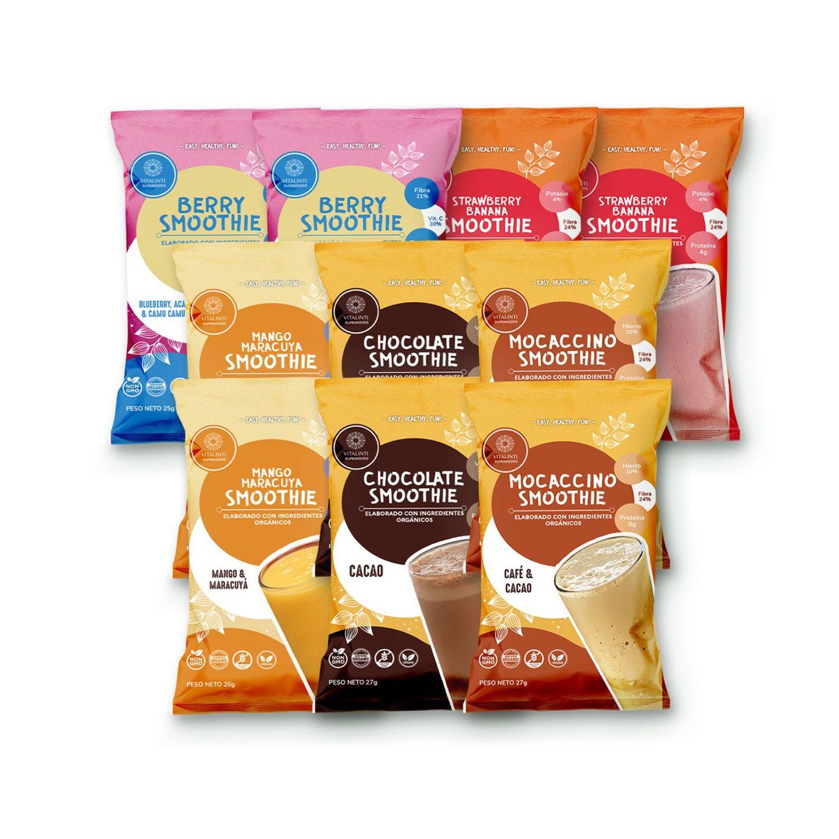 VITALINTI - Sabores Surtidos Smoothies x10