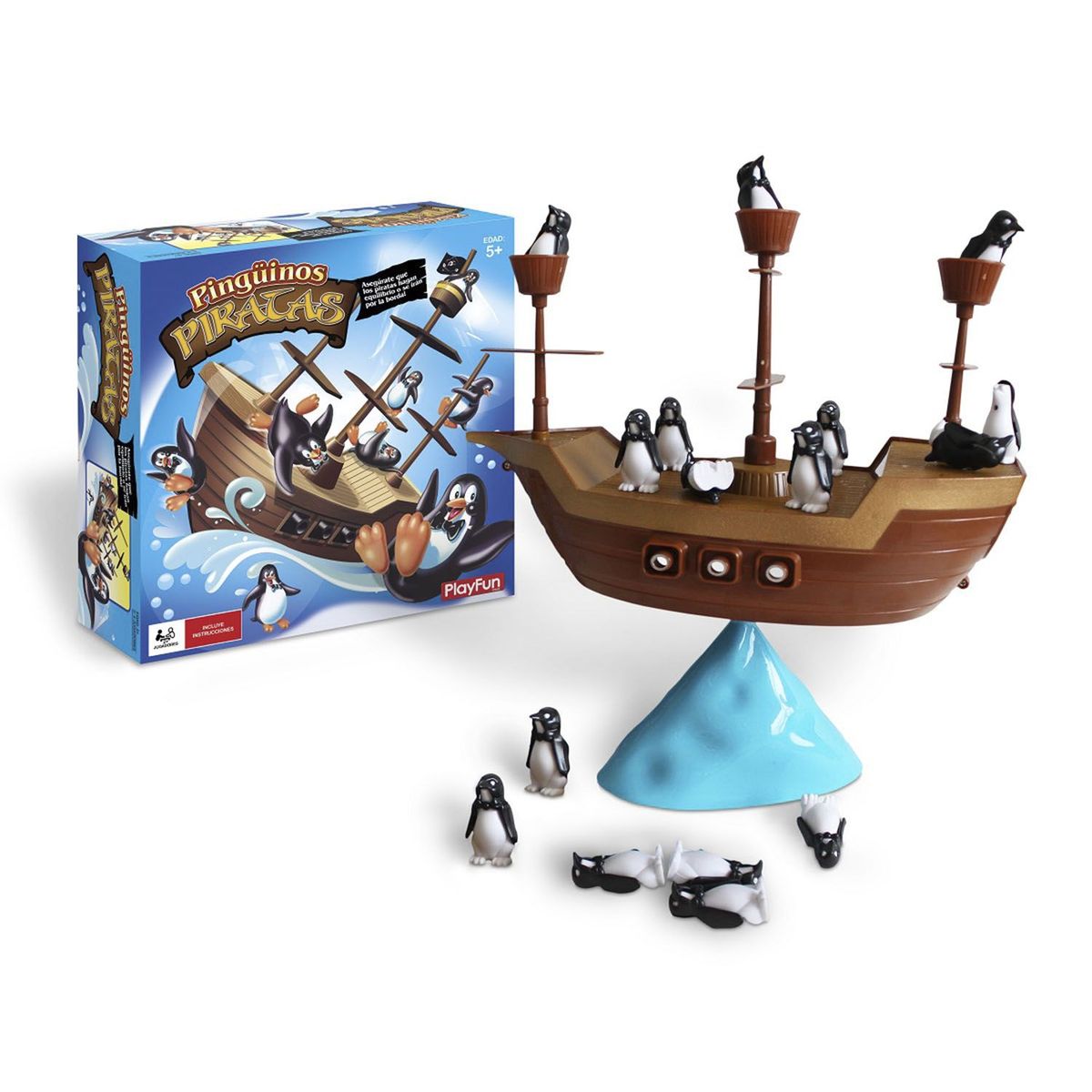 MAGIC PLAY - Juego de Mesa Pinguinos Piratas Magic Play