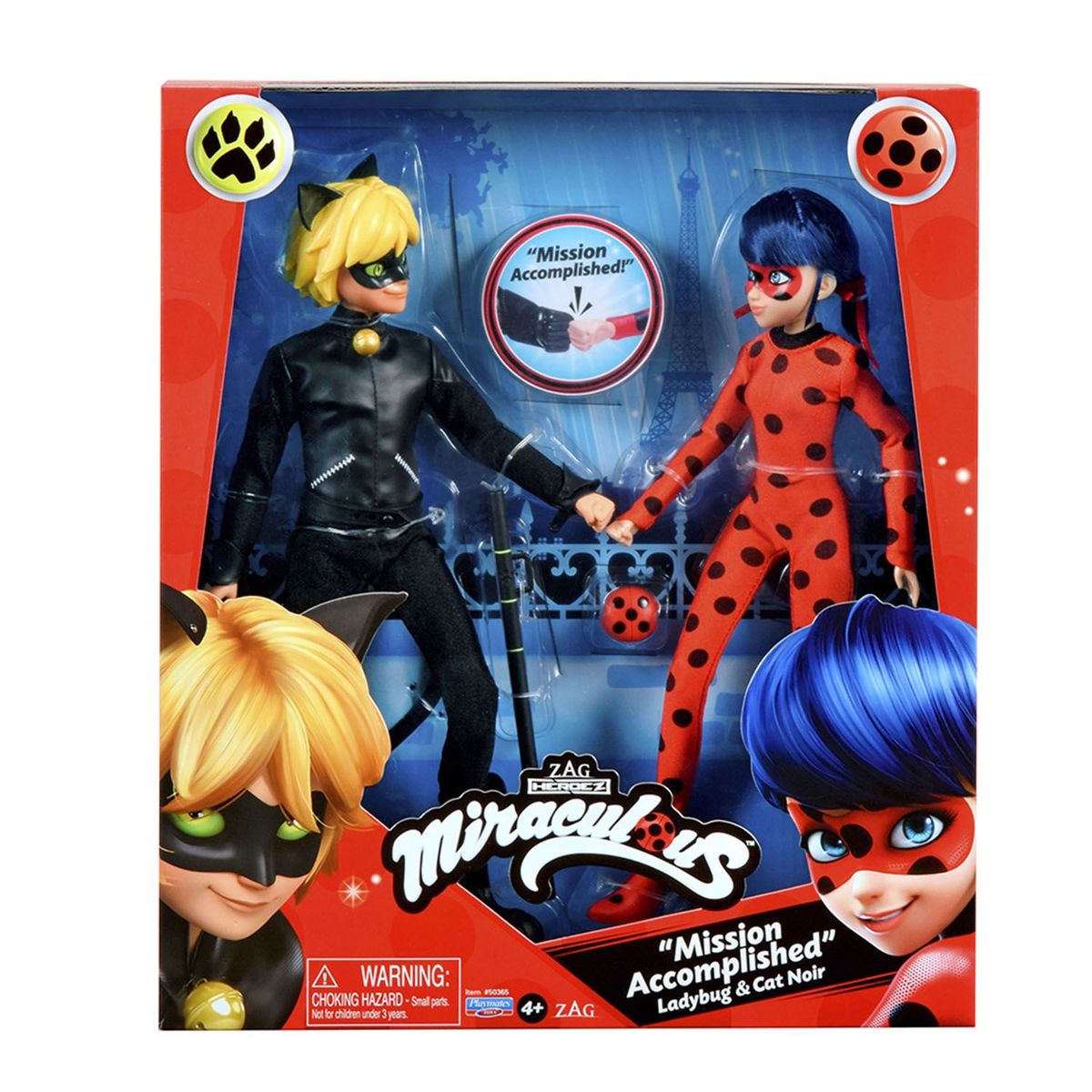 MIRACULOUS - Pack Muñecas Ladybug Y Cat Noir