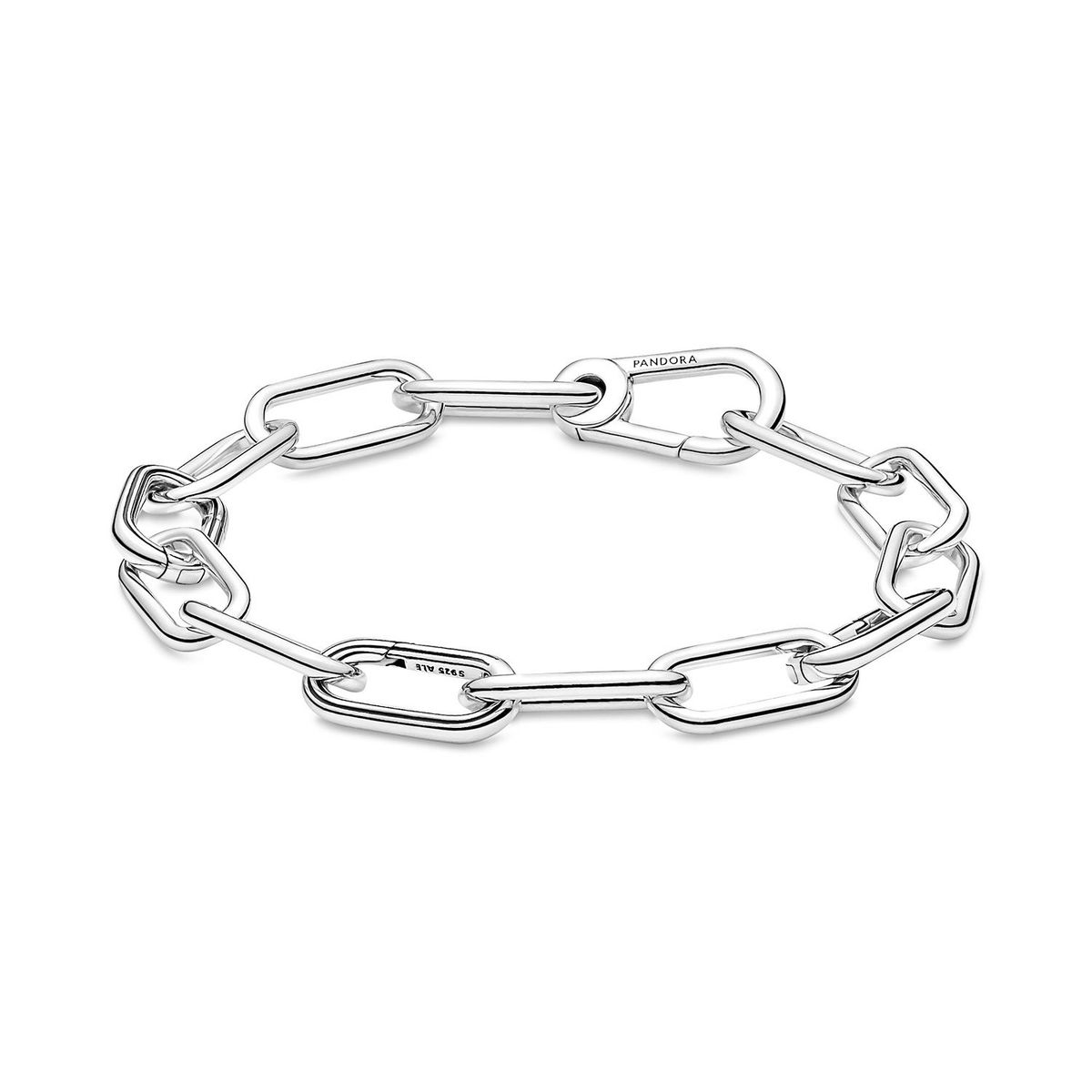 PANDORA - Pulsera Brazalete Mujer Pandora Conectores de plata
