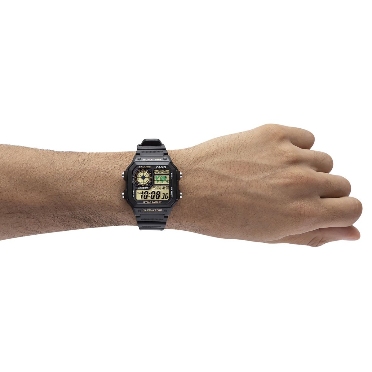 CASIO - Reloj CASIO Digital Hombre AE-1200WH-1B