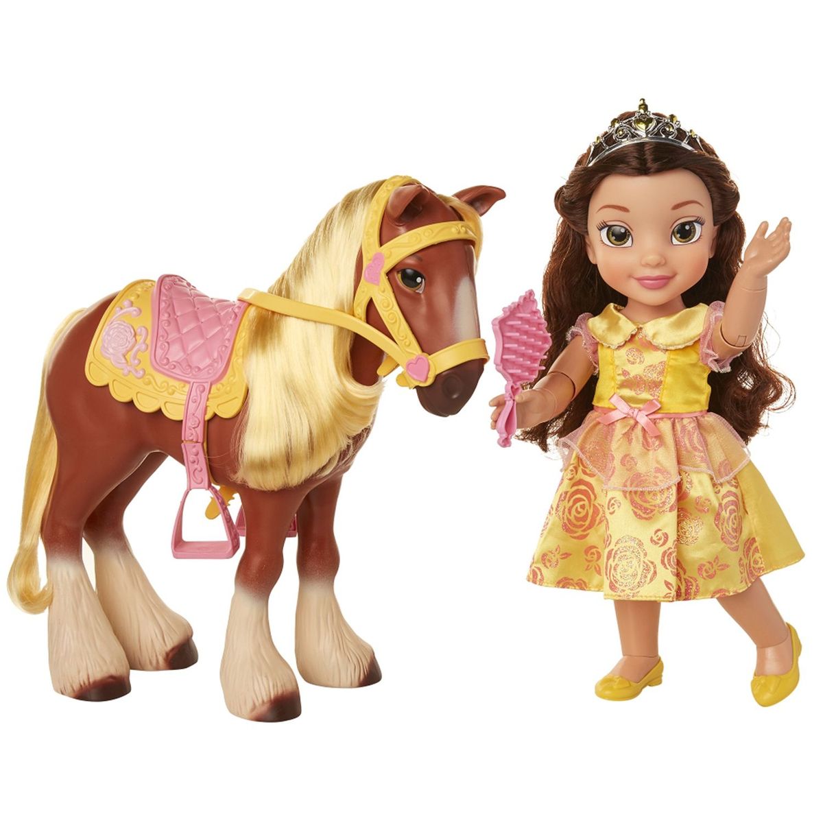 PRINCESS - Set de Muñeca Princesa Con Caballo PRINCESAS