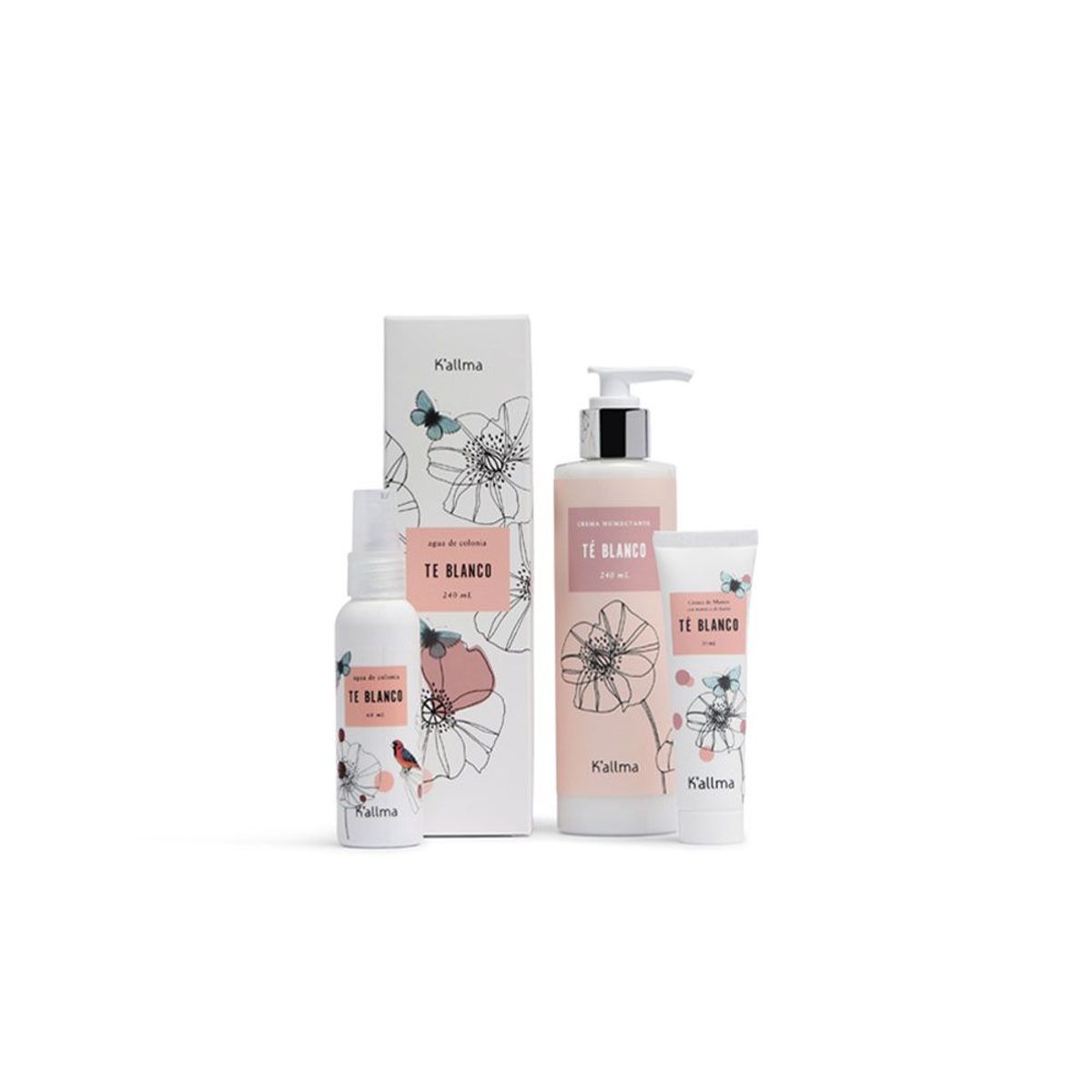 K'ALLMA - Set K'allma Colonias + Cremas Té Blanco