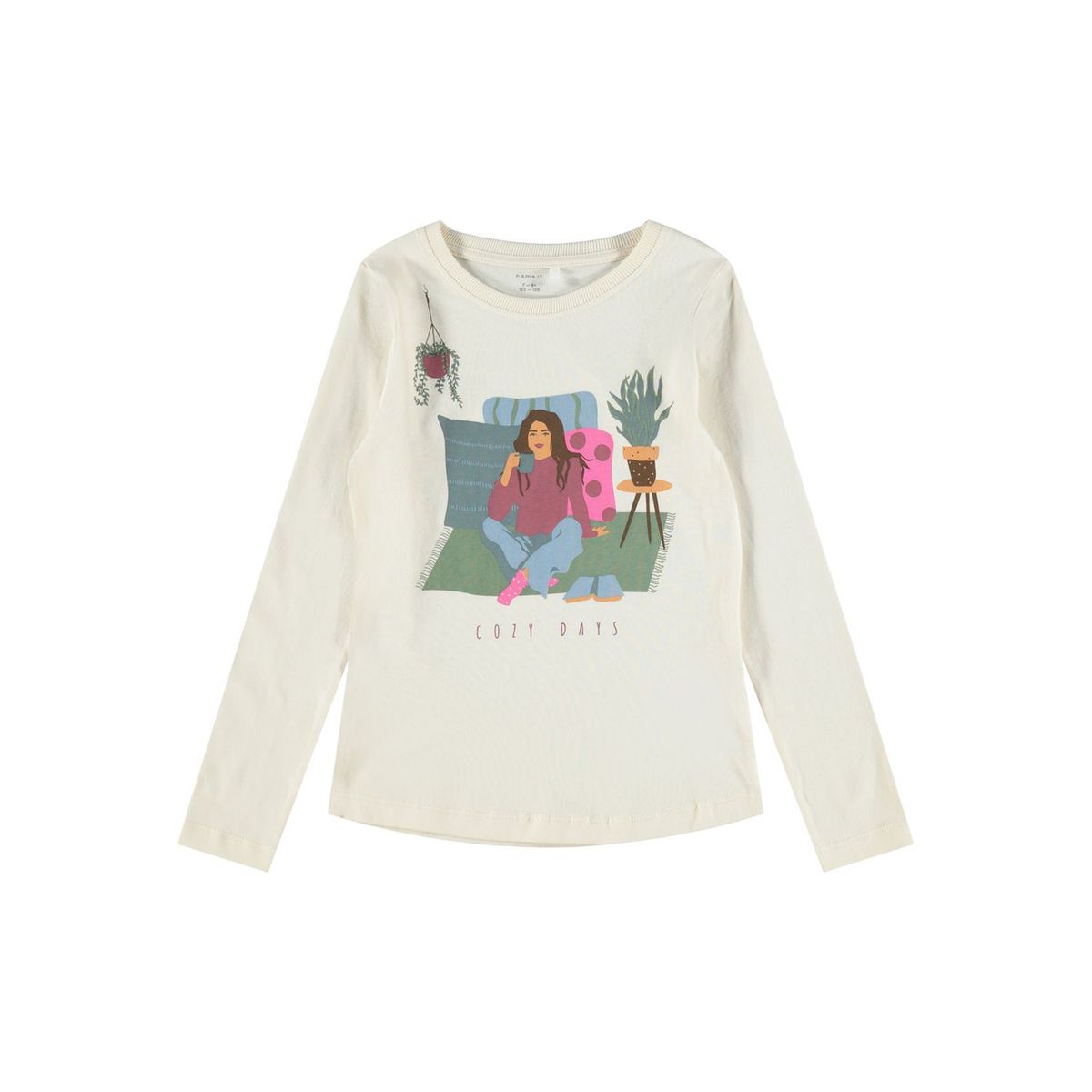 NAME IT - Polo Manga Larga Alg Org Niña