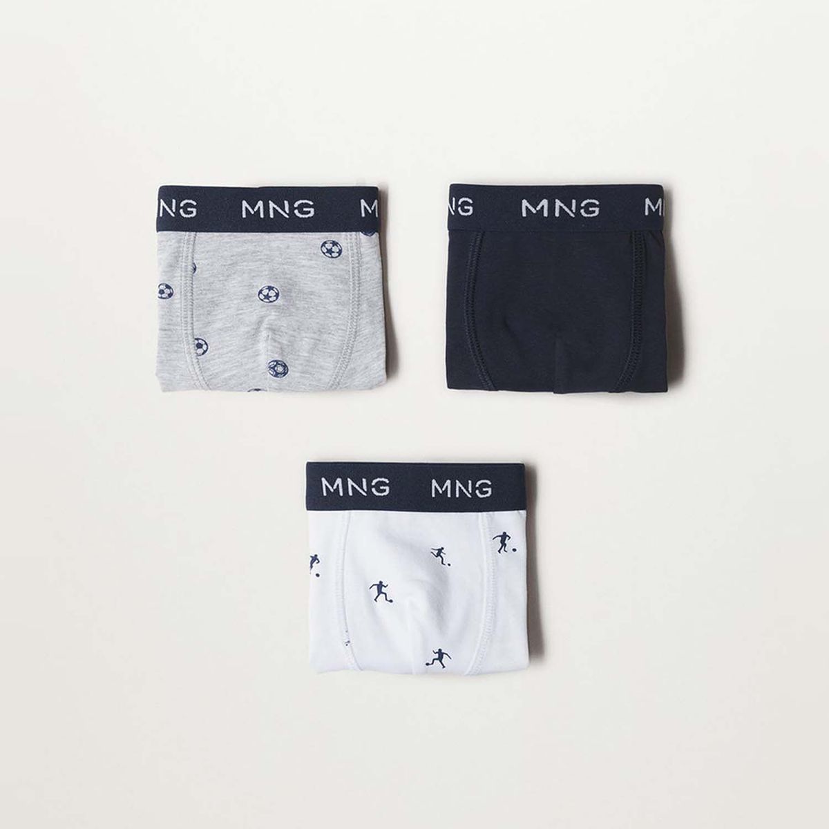 MANGO KIDS - Calzoncillo Pack x3 Algodón Niño Mango Kids