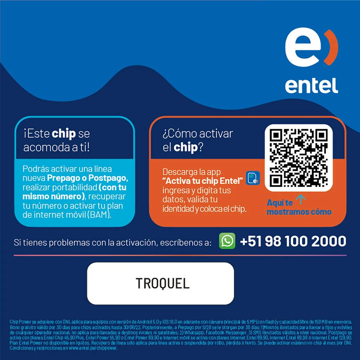 ENTEL - Chip Autoactivado Entel