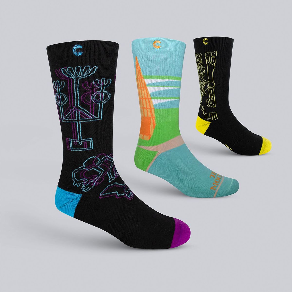 CHEESE SOCKS - Medias Largas Hombre