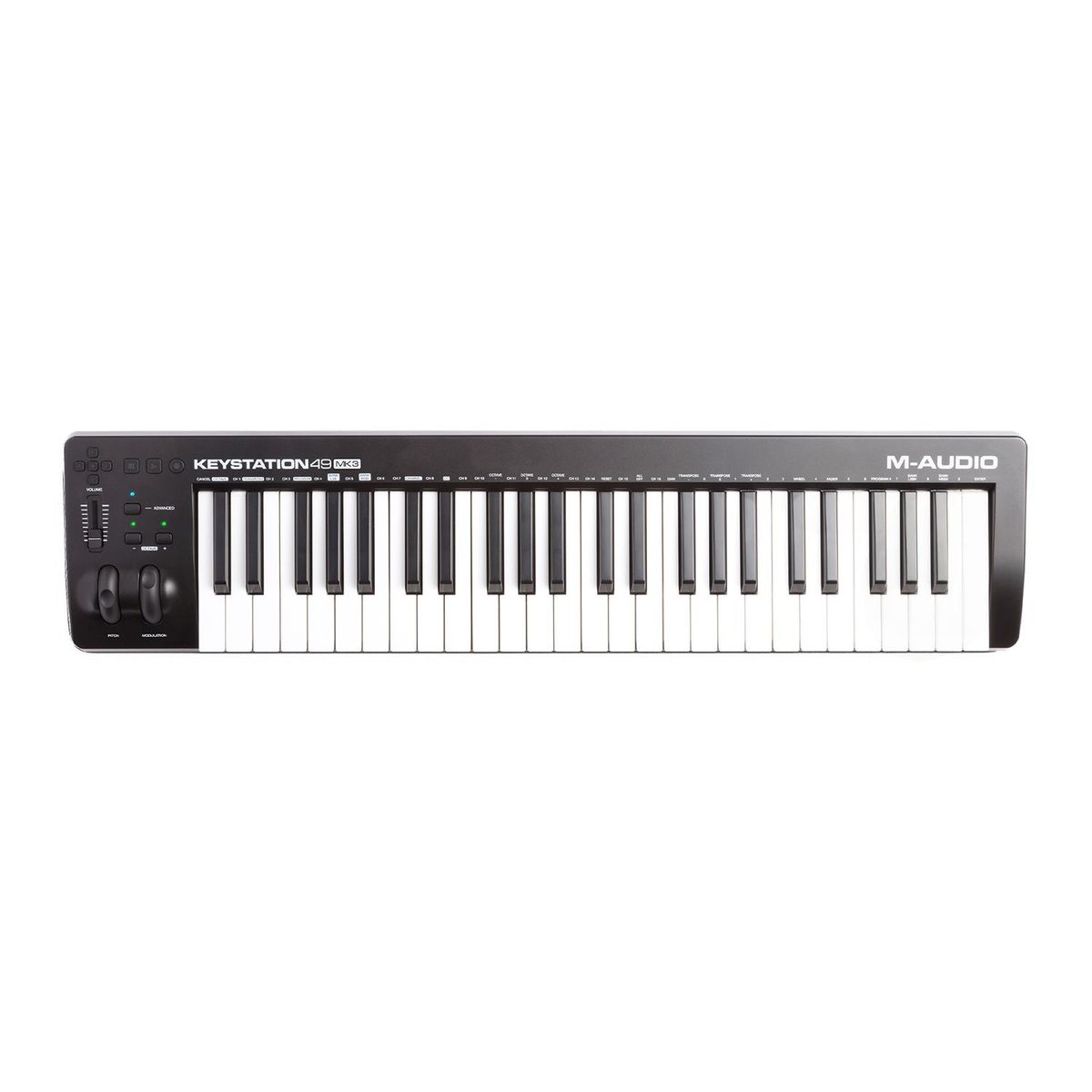 M AUDIO - Controlador MIDI 49 Teclas - M-AUDIO - Keystation 49 Mk3 - Negro