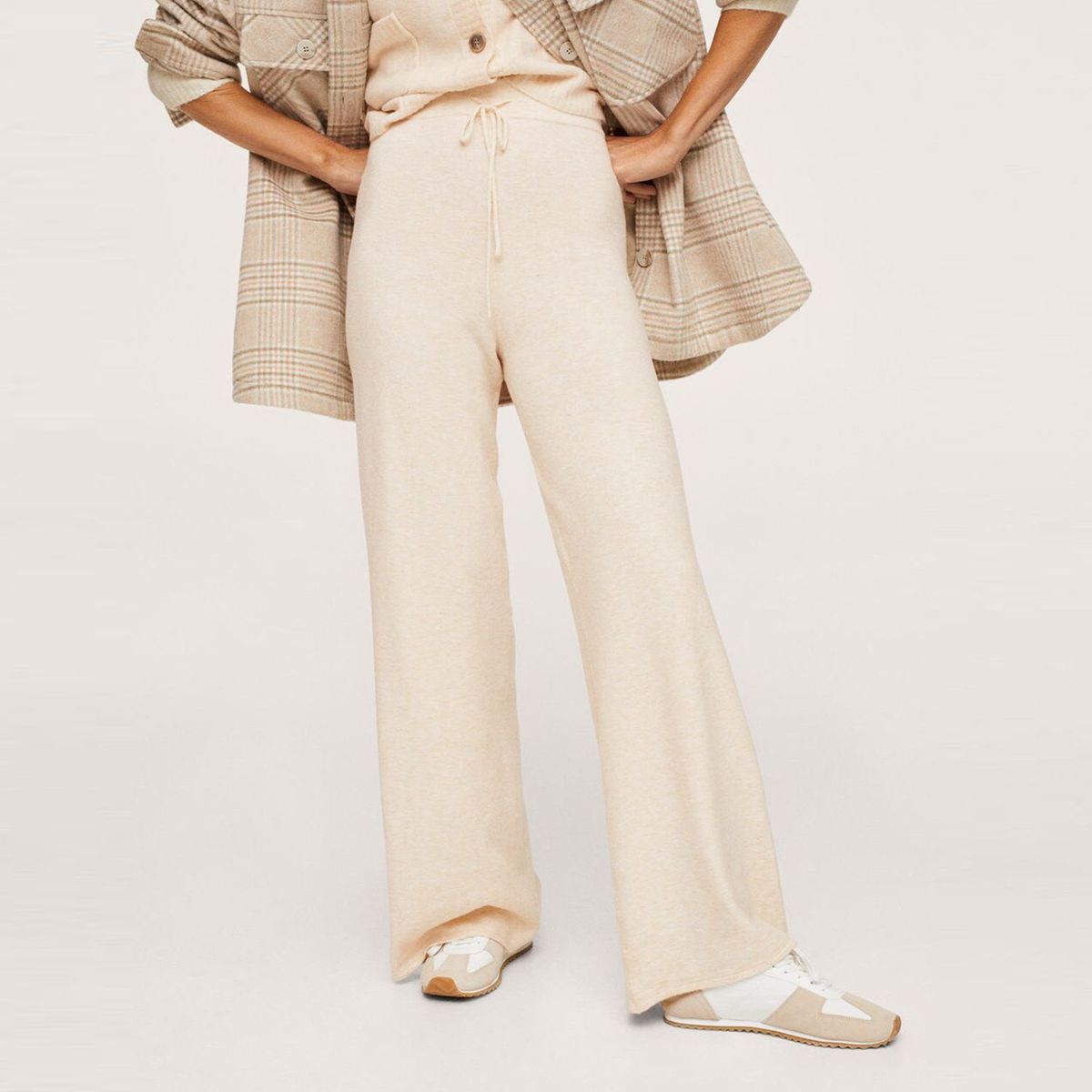 MANGO - Pantalón Comfy Tejido Mujer Mango