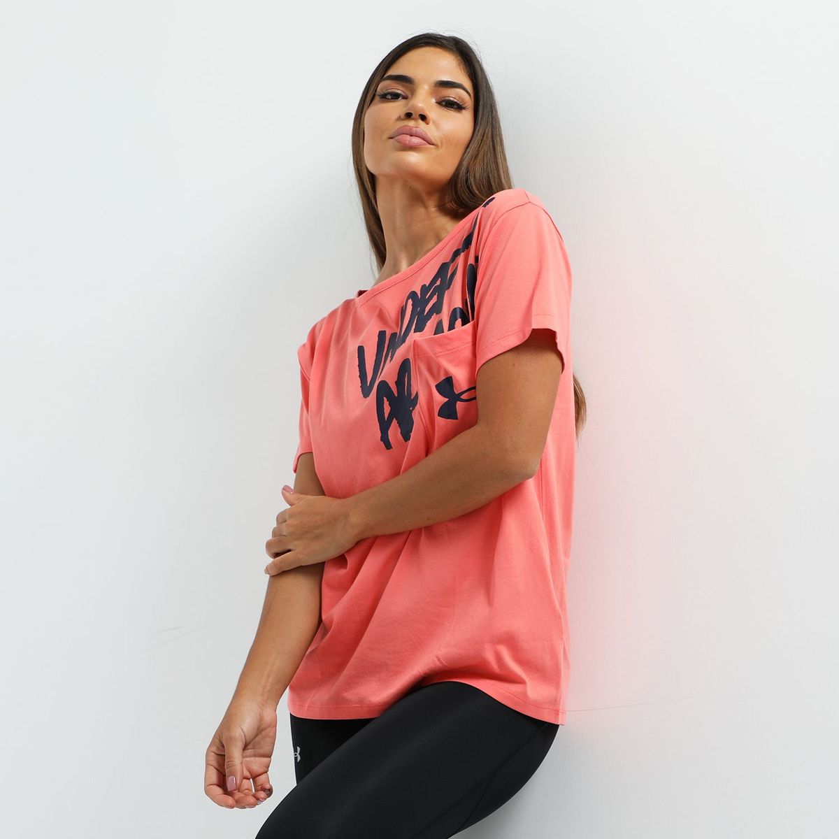 UNDER ARMOUR - Polo Deportivo LVE Oversized Graph Mujer