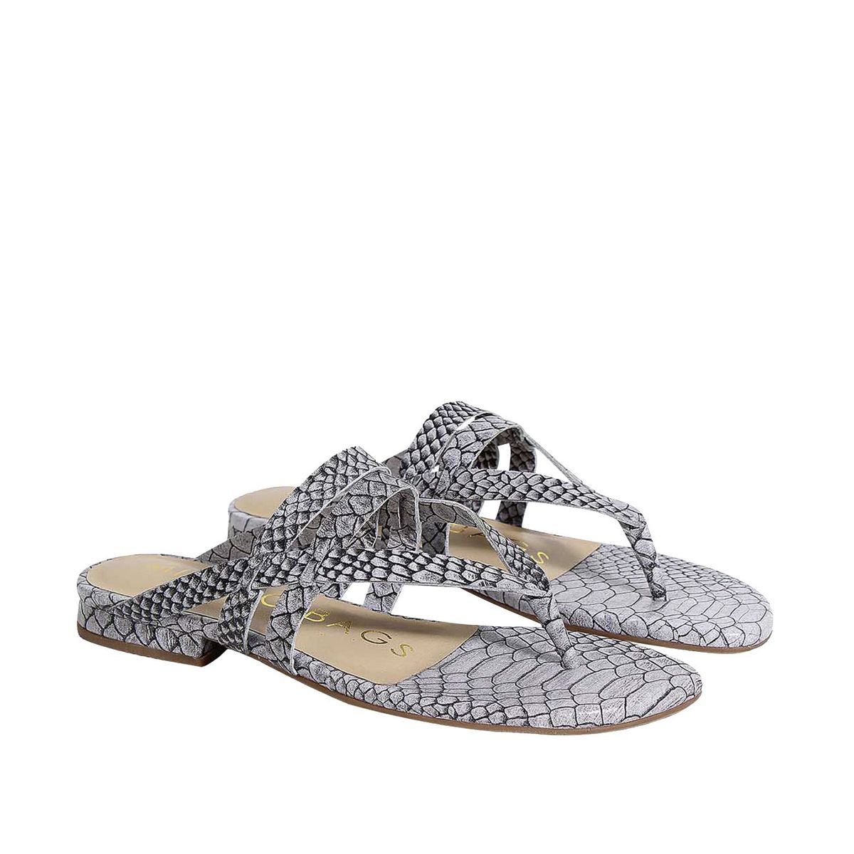 MILANO BAGS - Sandalias Casual Mujer Milano Bags Fs-9897 Plata