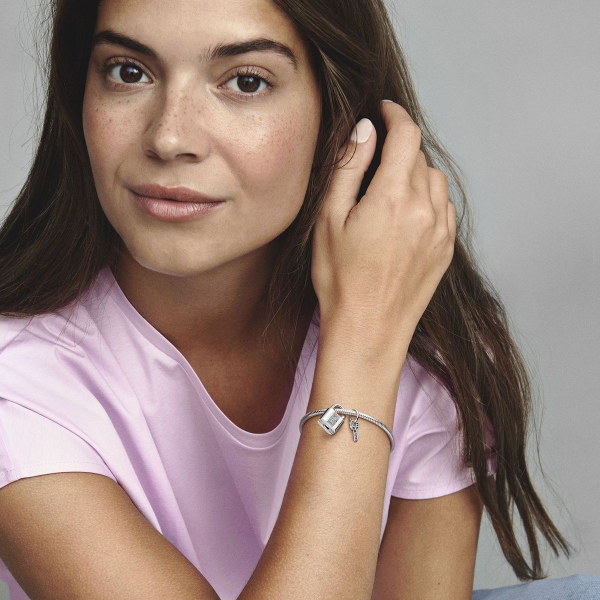 PANDORA - Charm Colgante Candado Y Llave