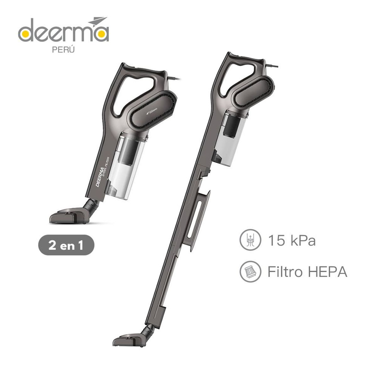 DEERMA - Aspiradora Multifuncional Pro 2 en 1 600W DX700S