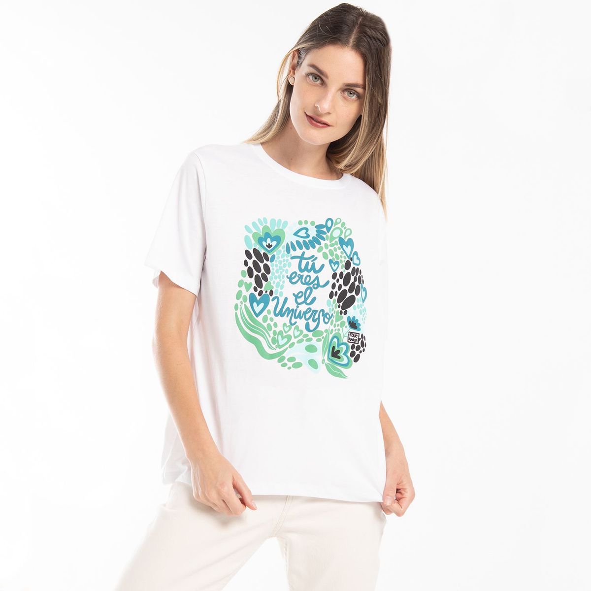 BASEMENT - Polo Manga Corta Mujer x Folkanica