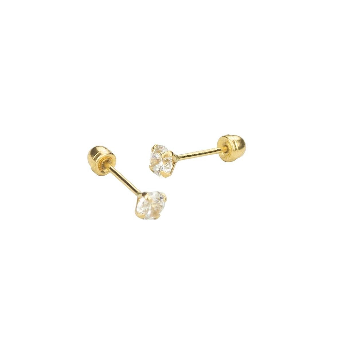 BALIQ - Aretes Chispa Oro 18k