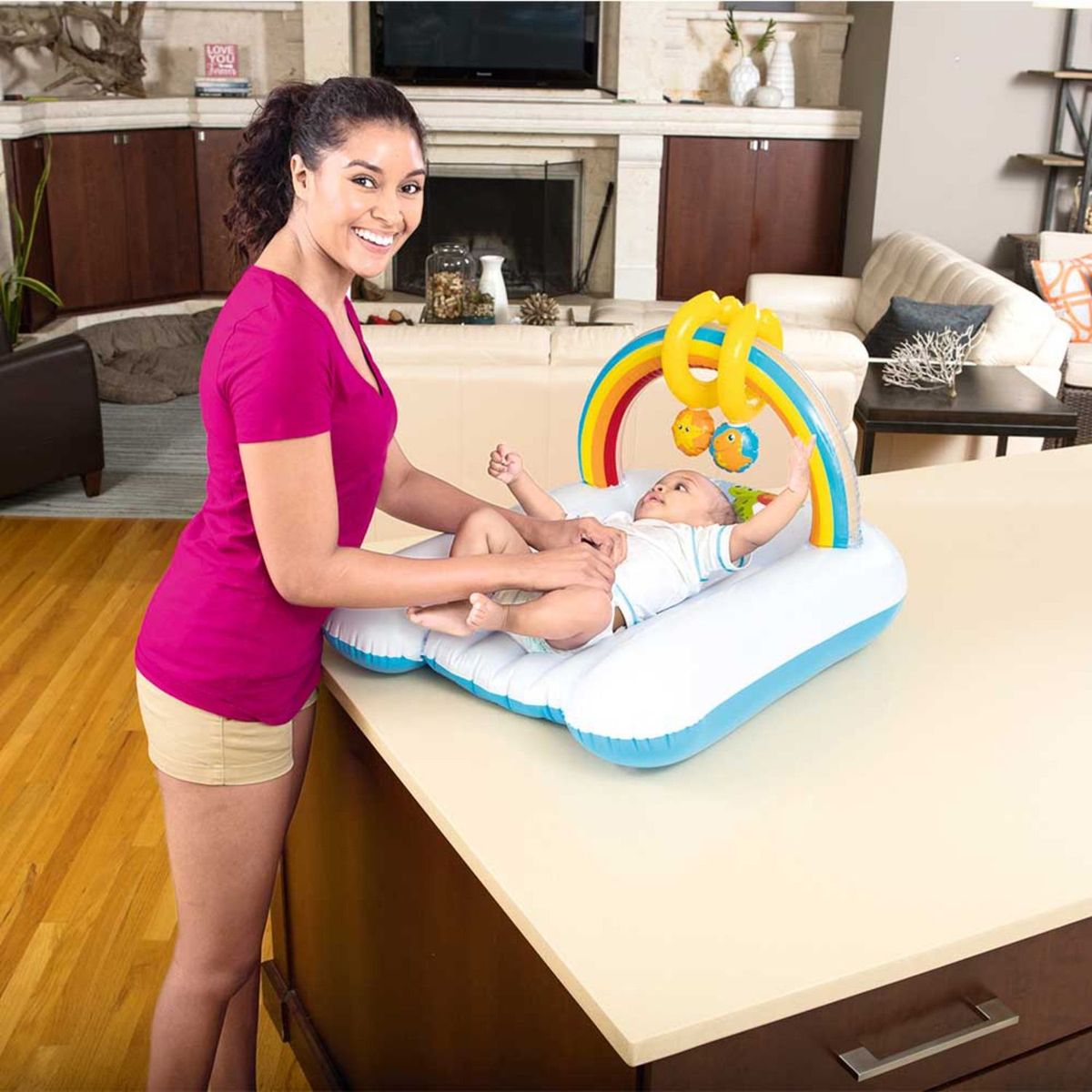 BESTWAY - Cambiador inflable de Pañales 81x63cm