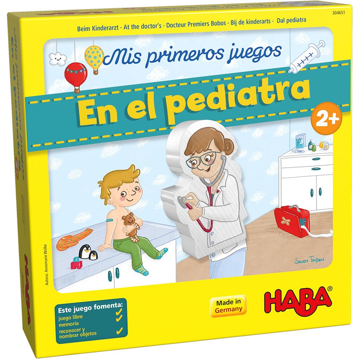 HABA - Juego de Mesa Mis Primeros Juegos:En El Pediatra 