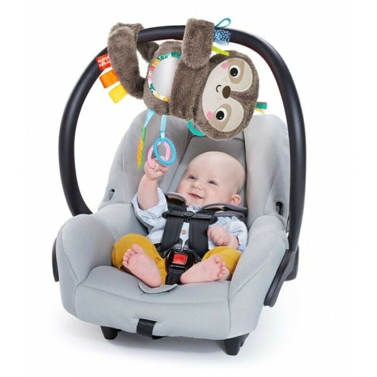 BRIGHT STARTS - Juguete de Bebé Amigo Viajero Oso Perezoso