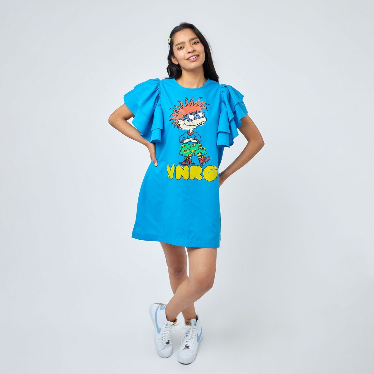 VNRO - Vestido Celeste Plano VNRO