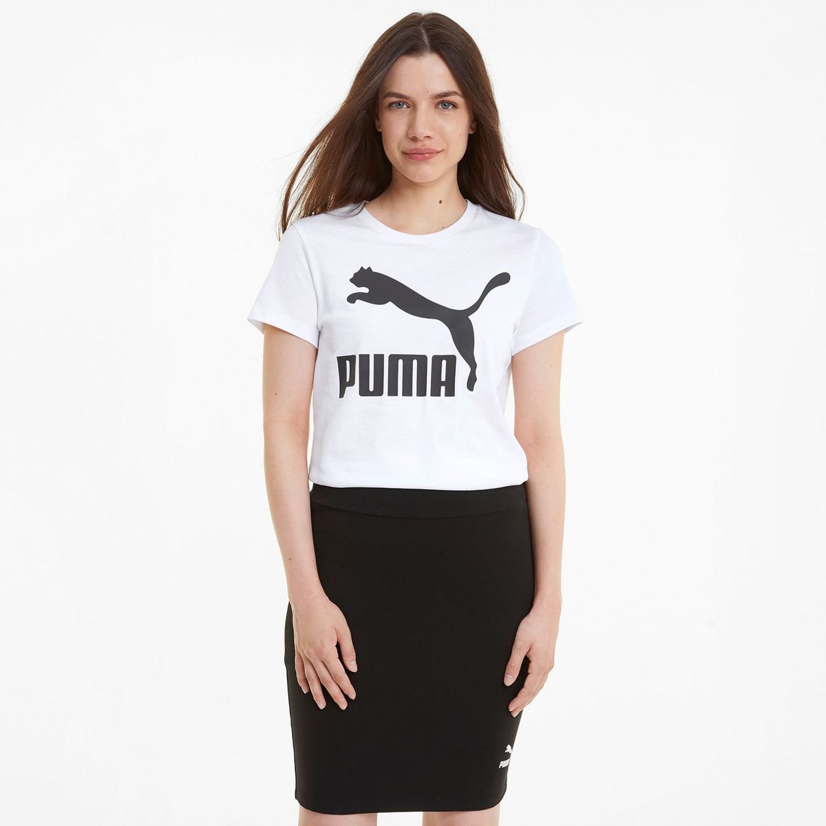 PUMA - Polo deportivo Training Mujer Classics Logo Tee