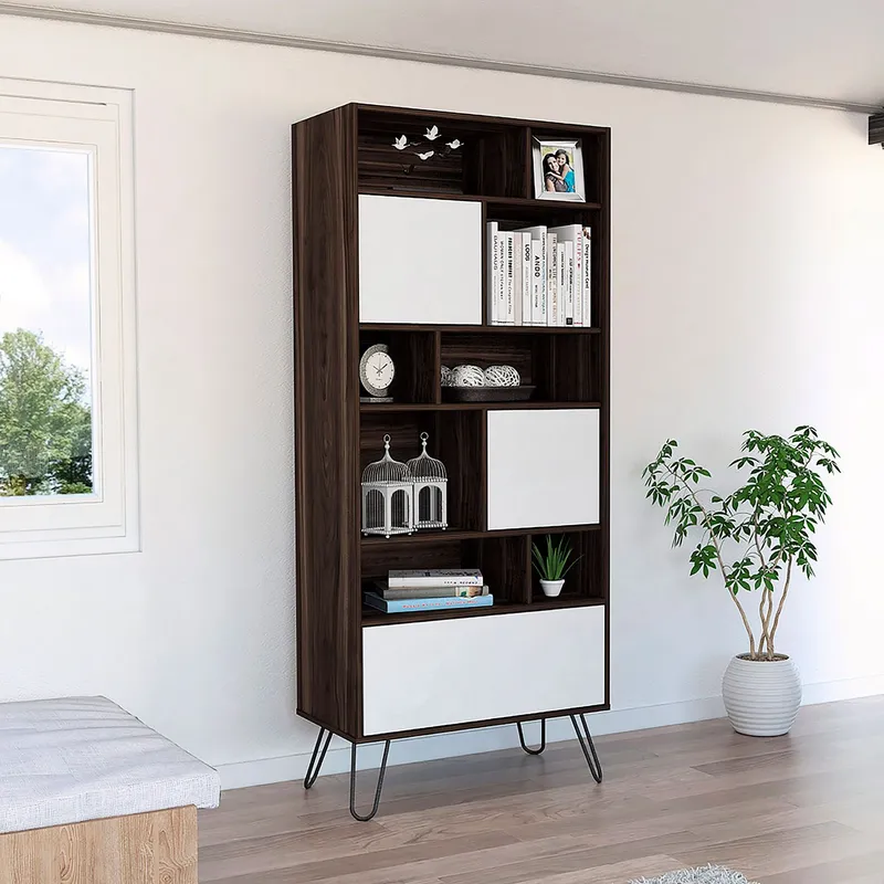 TUHOME - Biblioteca Con 3 Puertas Vassel 