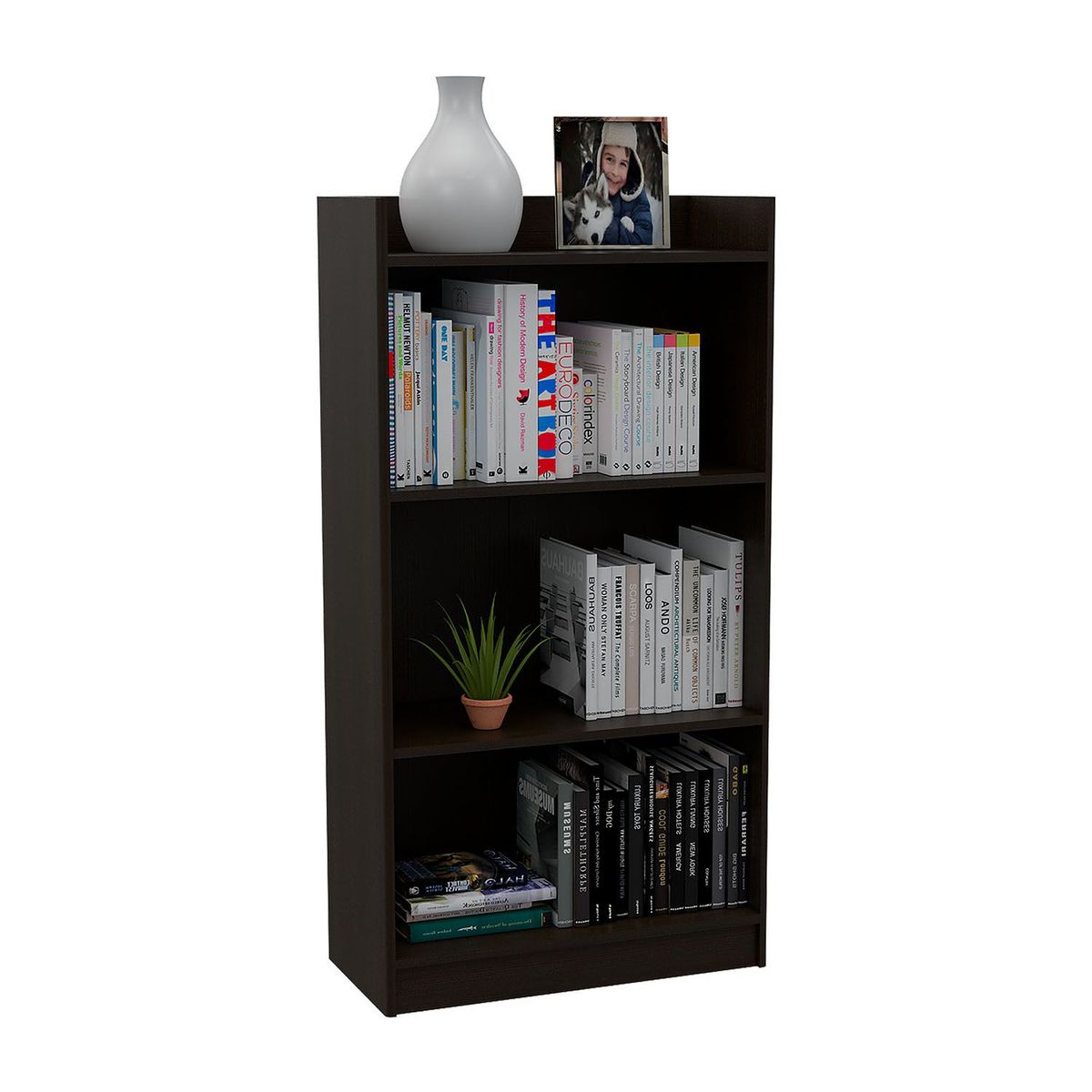 TUHOME - Biblioteca Office 4 Wengue