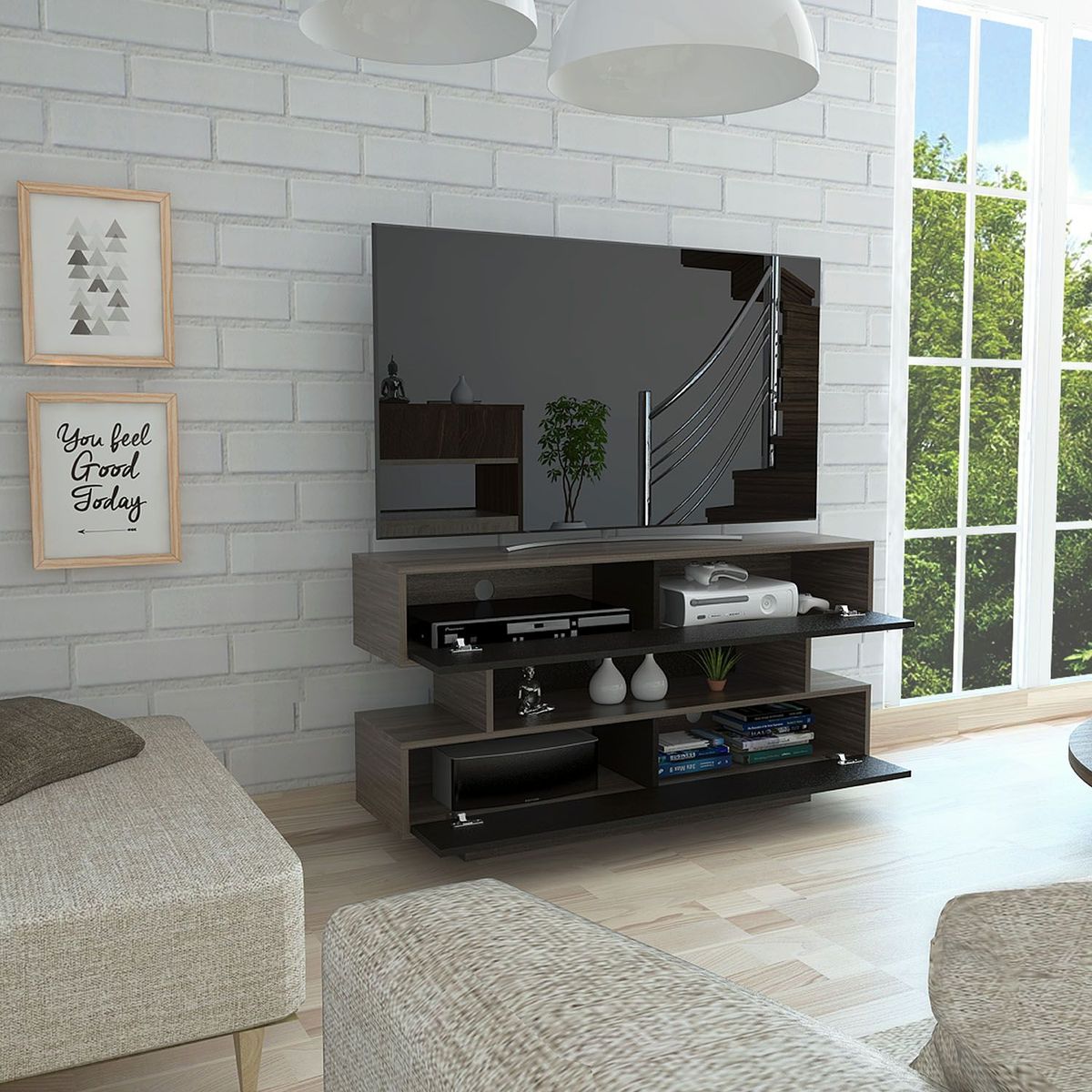 TUHOME - Mesa de TV Bellagio Siena 50"