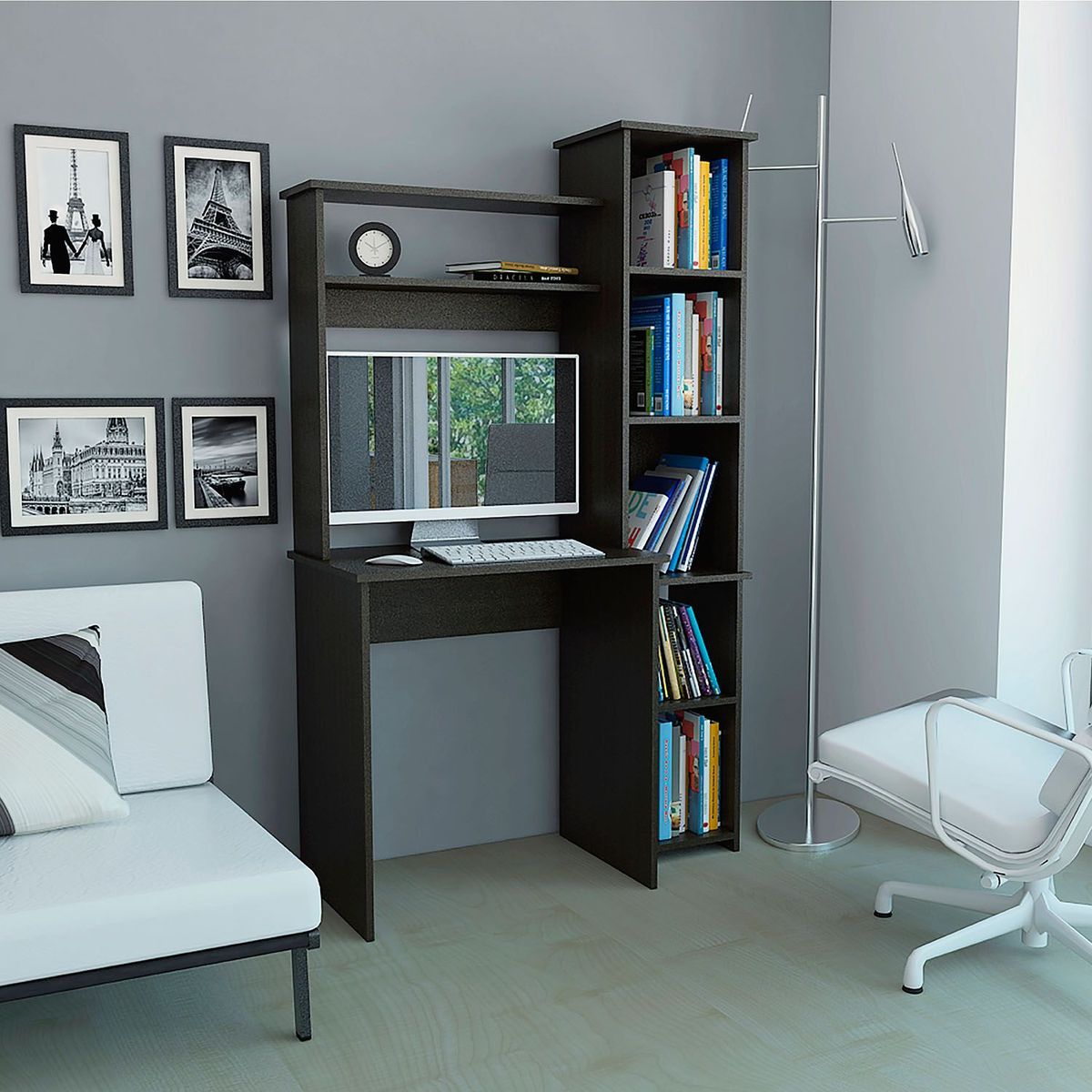 TUHOME - Escritorio Office 6 Wengue