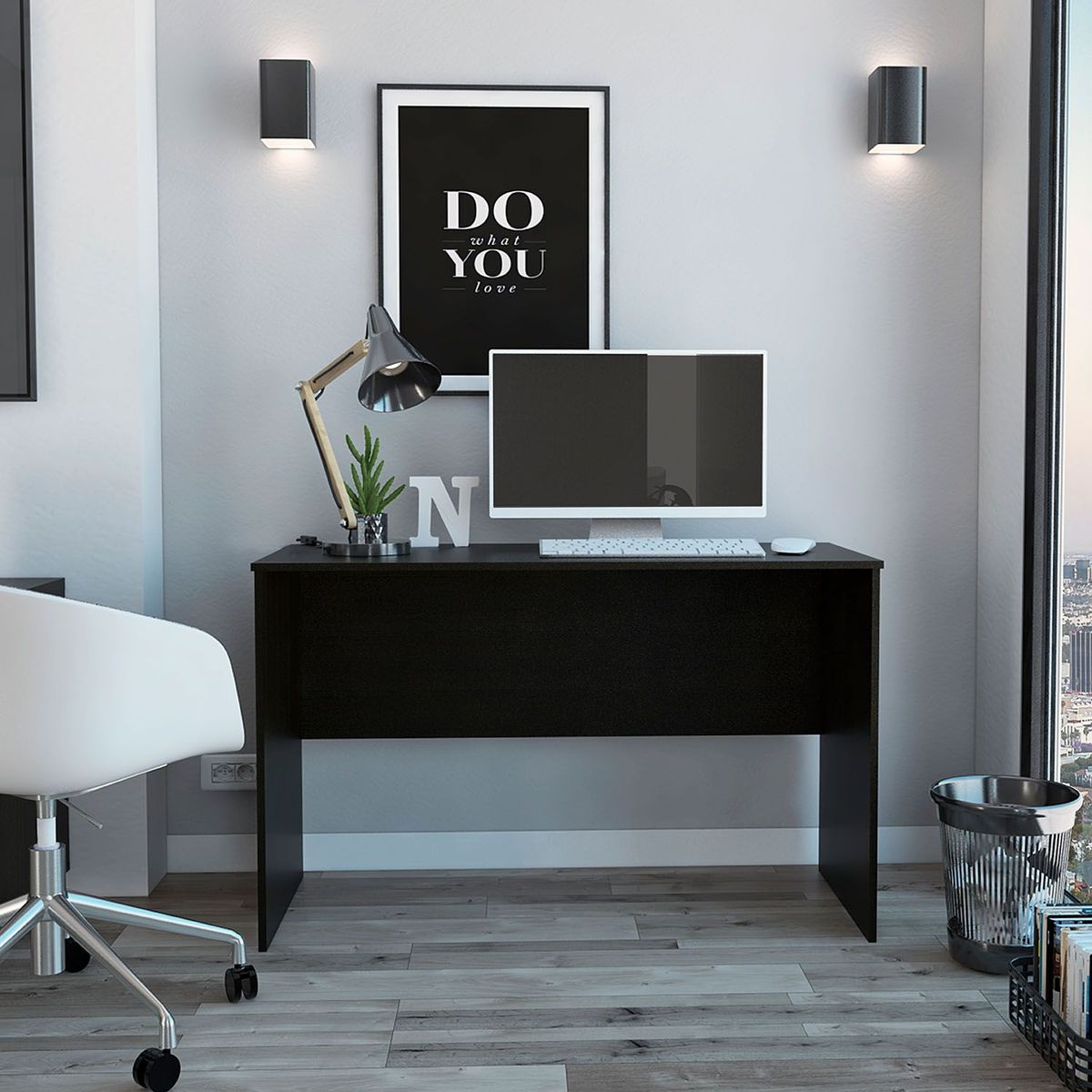 TUHOME - Mesa Escritorio Malibu Wengue