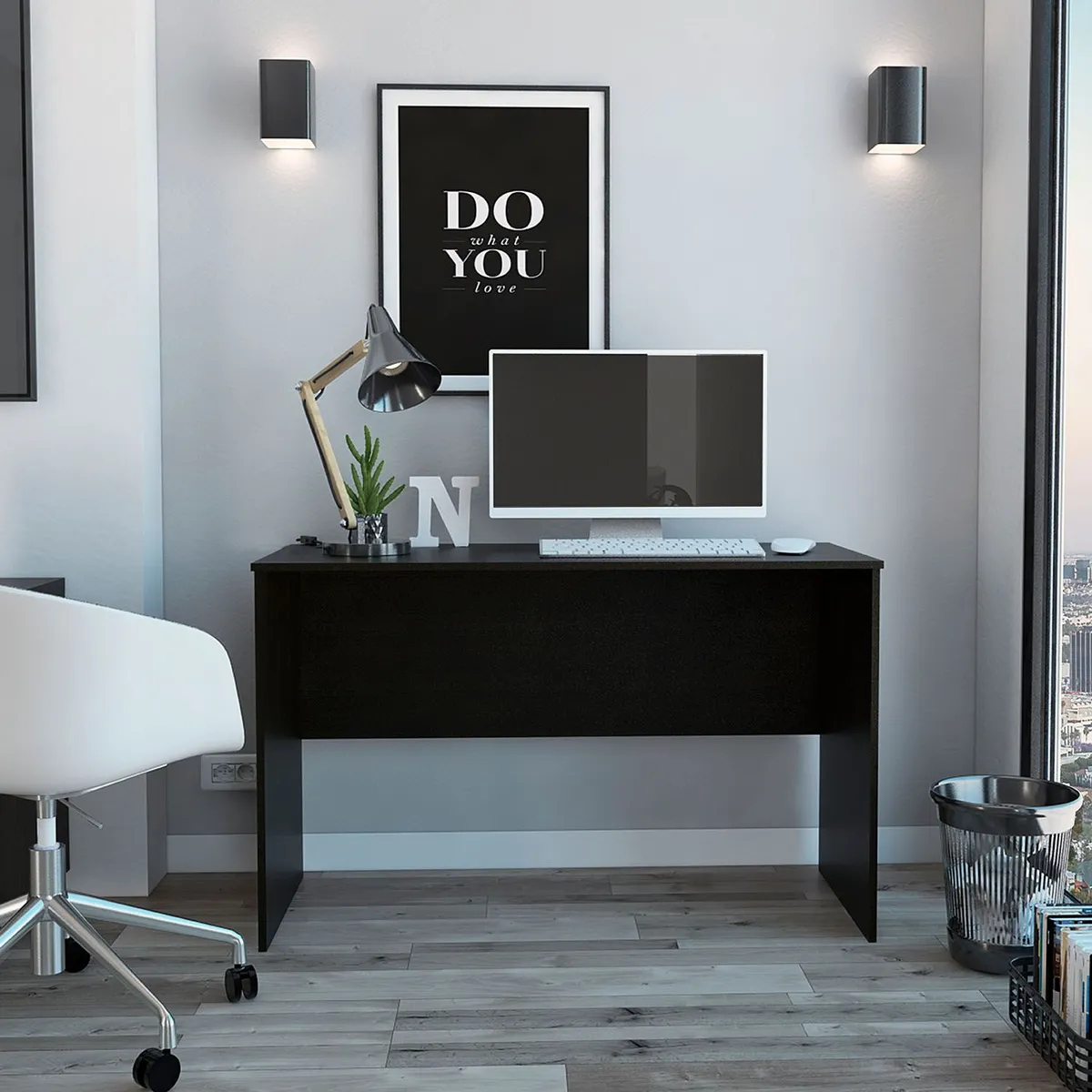 TUHOME - Mesa Escritorio Malibu Wengue