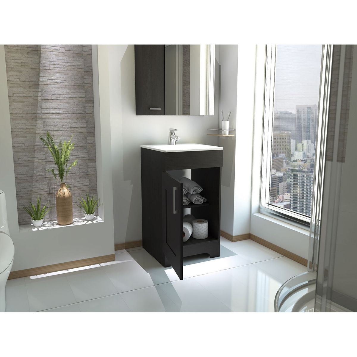 TUHOME - Mueble de Baño Lavamanos Barcelona