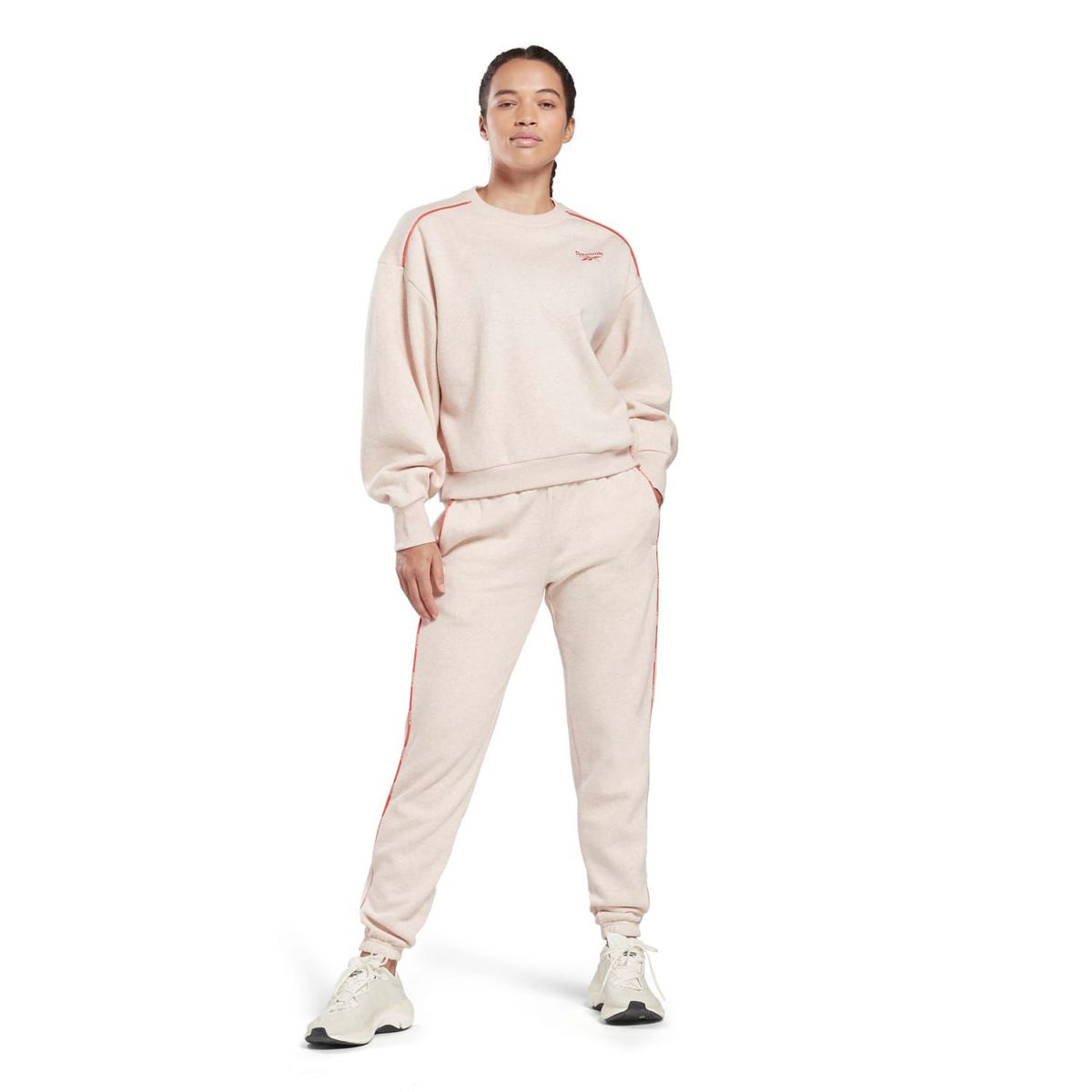 REEBOK - Buzo Conjunto Deportivo Piping Training Reebok Mujer