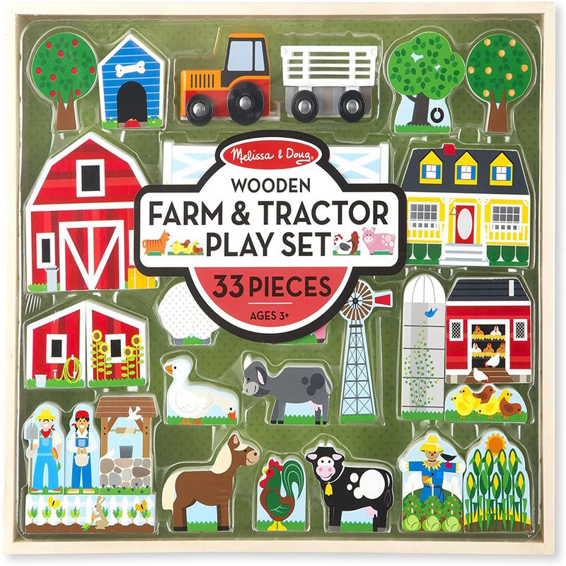 MELISSA & DOUG - Set Deluxe Granja y Tractor