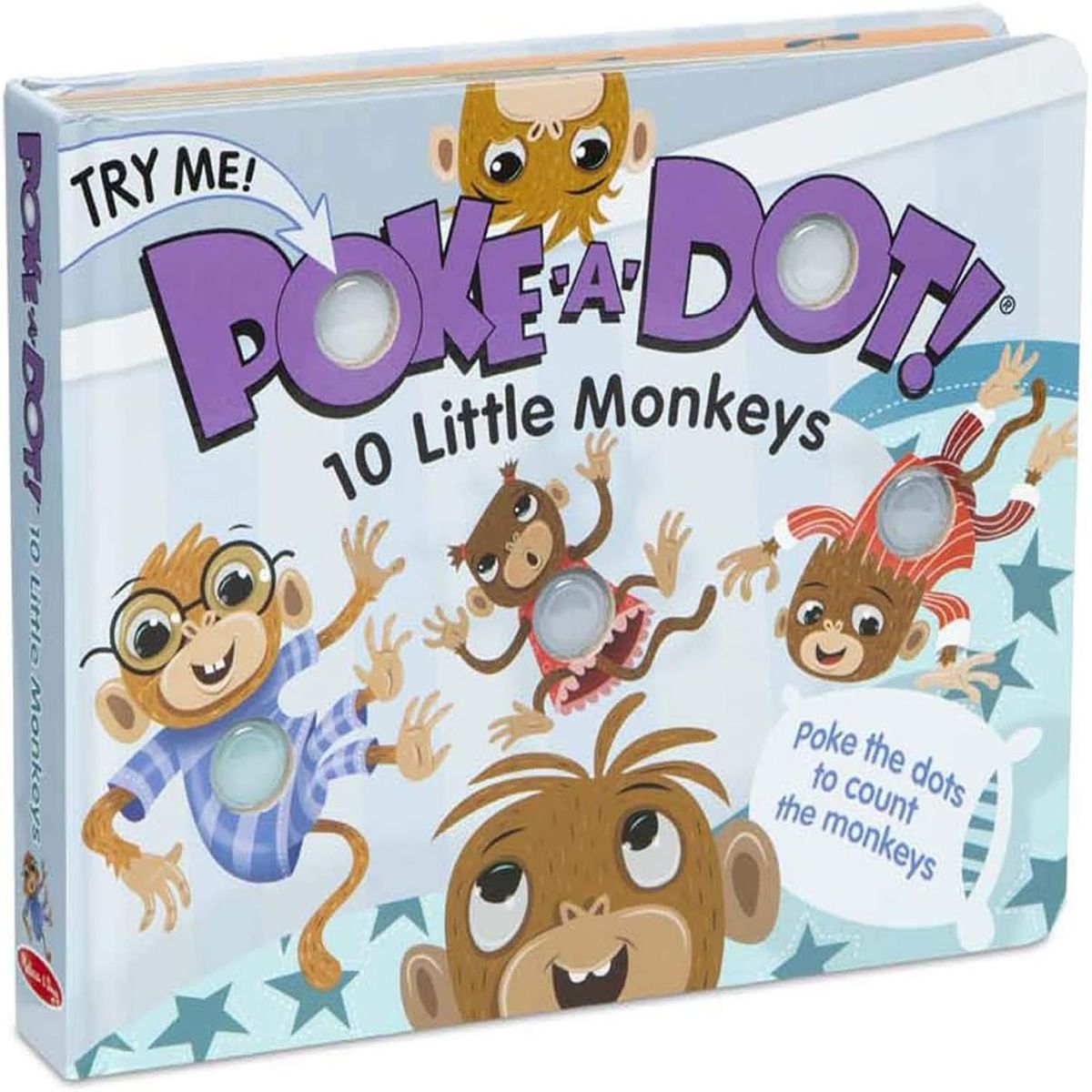 MELISSA & DOUG - Libro Poke A Dot 10 Monitos