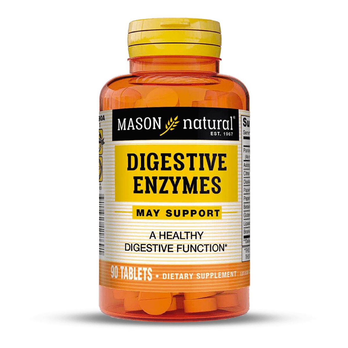 MASON - Mason Natural Enzimas Digestivas 90 Tabletas