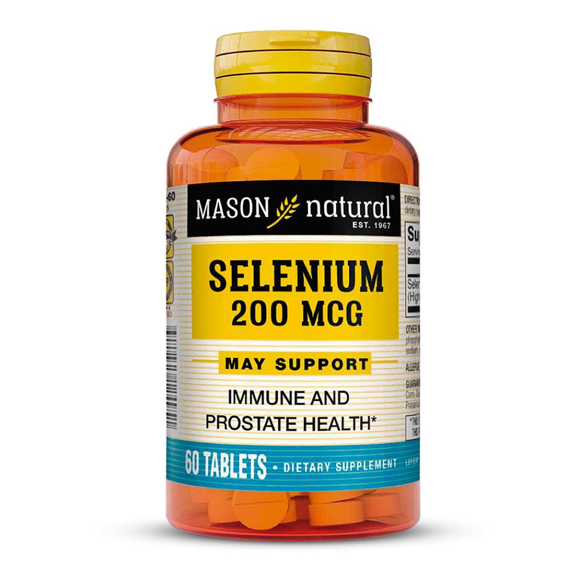 MASON - Mason Natural Selenio 200 Mcg 60 Tabletas
