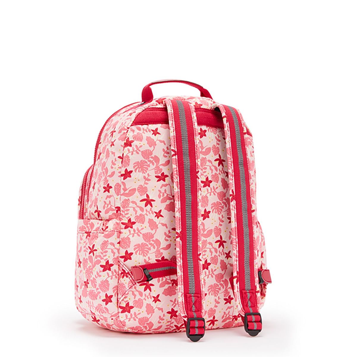 KIPLING - Mochila Seoul Pink Leaves