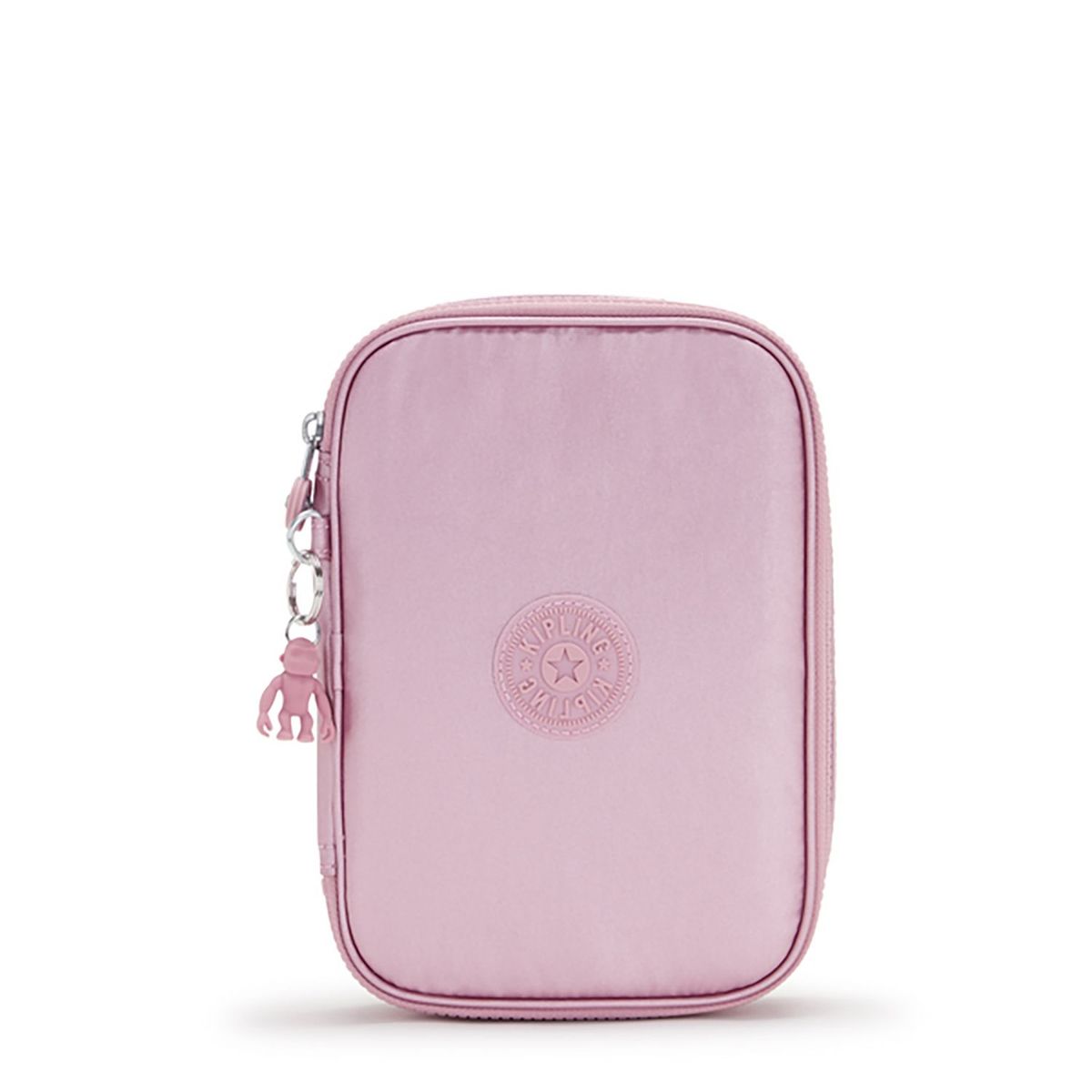 KIPLING - Cartuchera 100 Pens Posey Pink Met