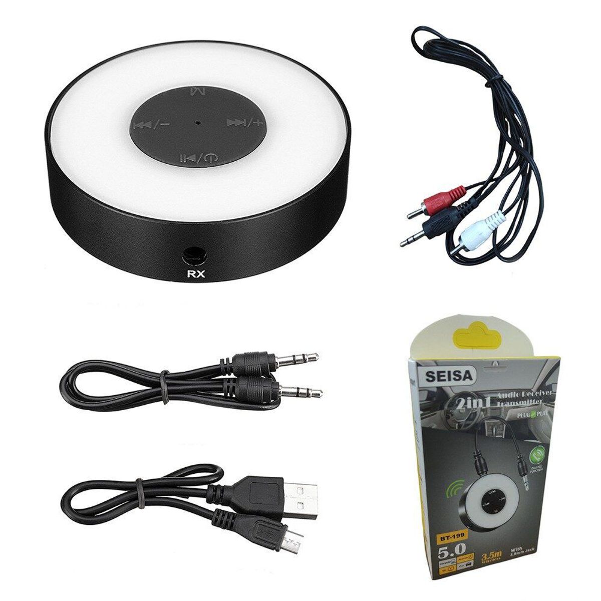 SEISA - Adaptador Bluetooth 5.0 Emisor Receptor Smart