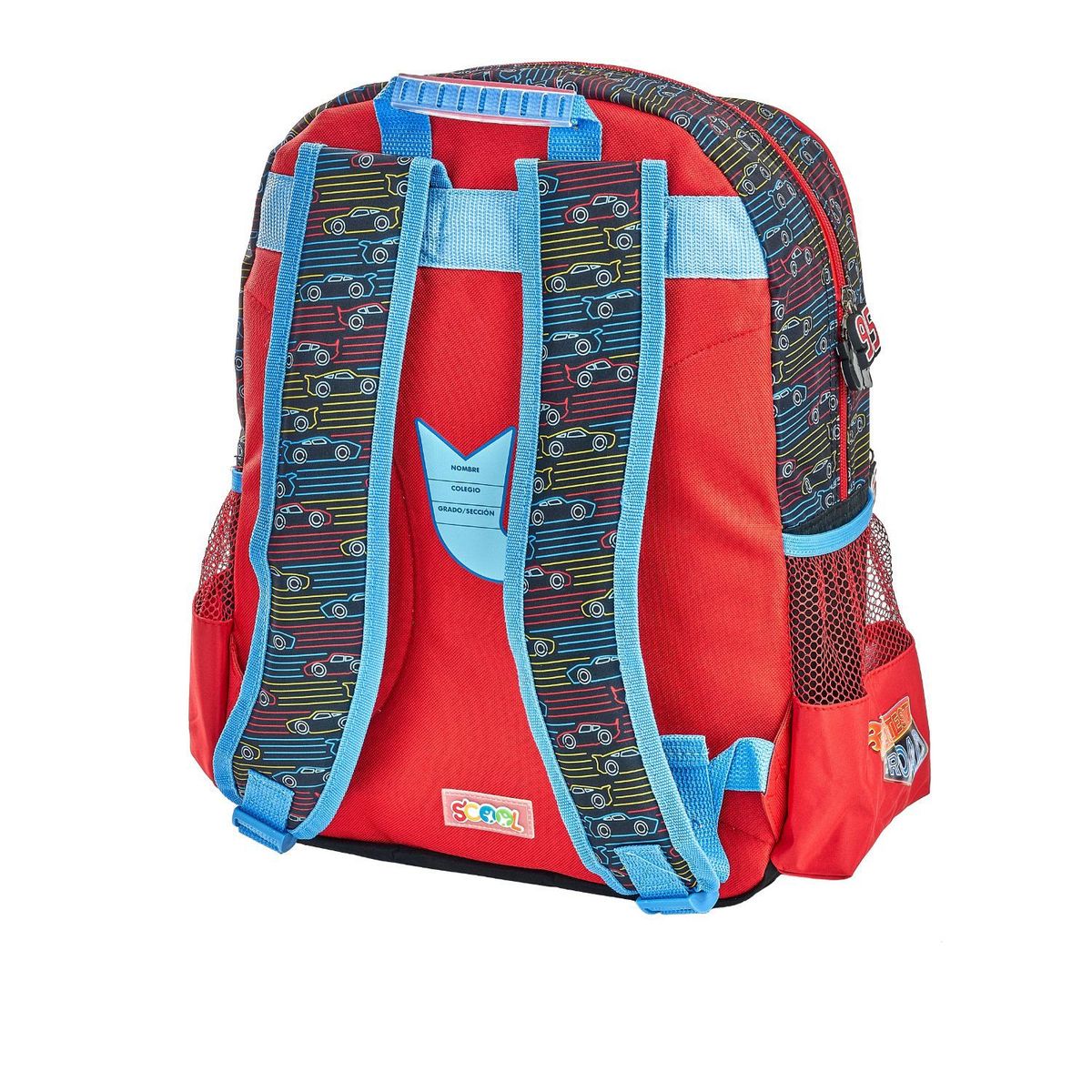 CARS - Mochila Cars 2 Bolsillos Eva 3D