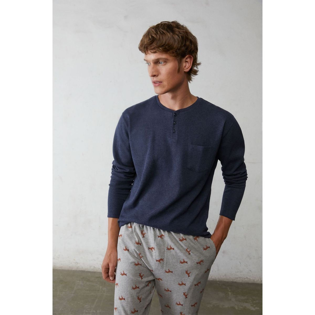 SPRINGFIELD - Pijama Manga Larga Hombre