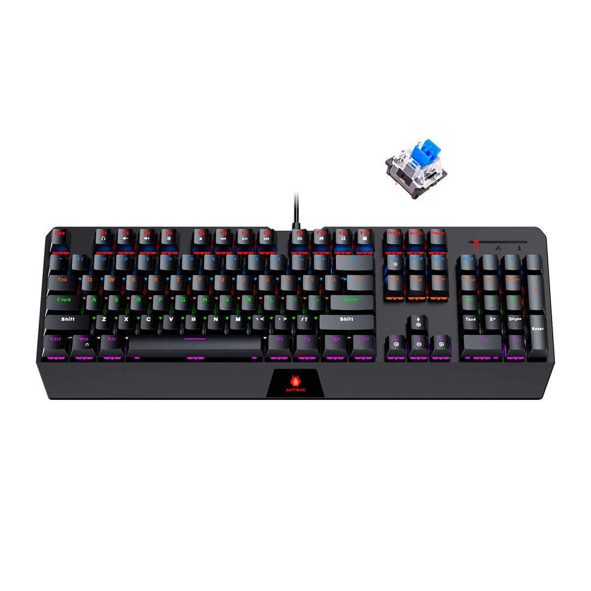 ANTRYX - Teclado Mecanico Mk730 Azul