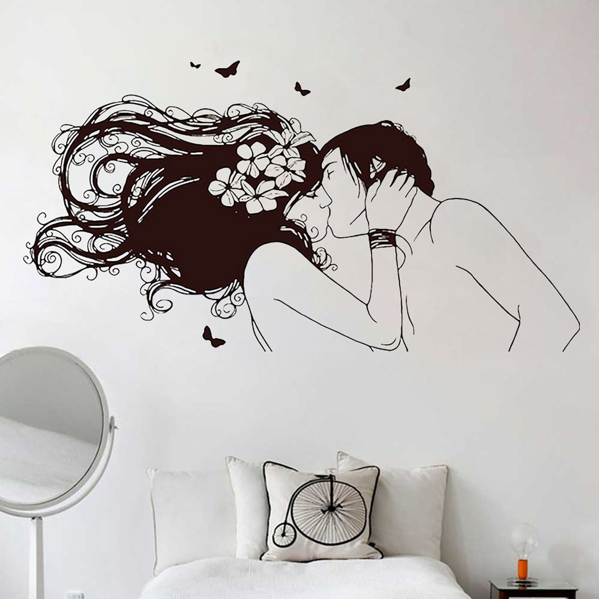 STICKART - Vinilo "Beso" Negro