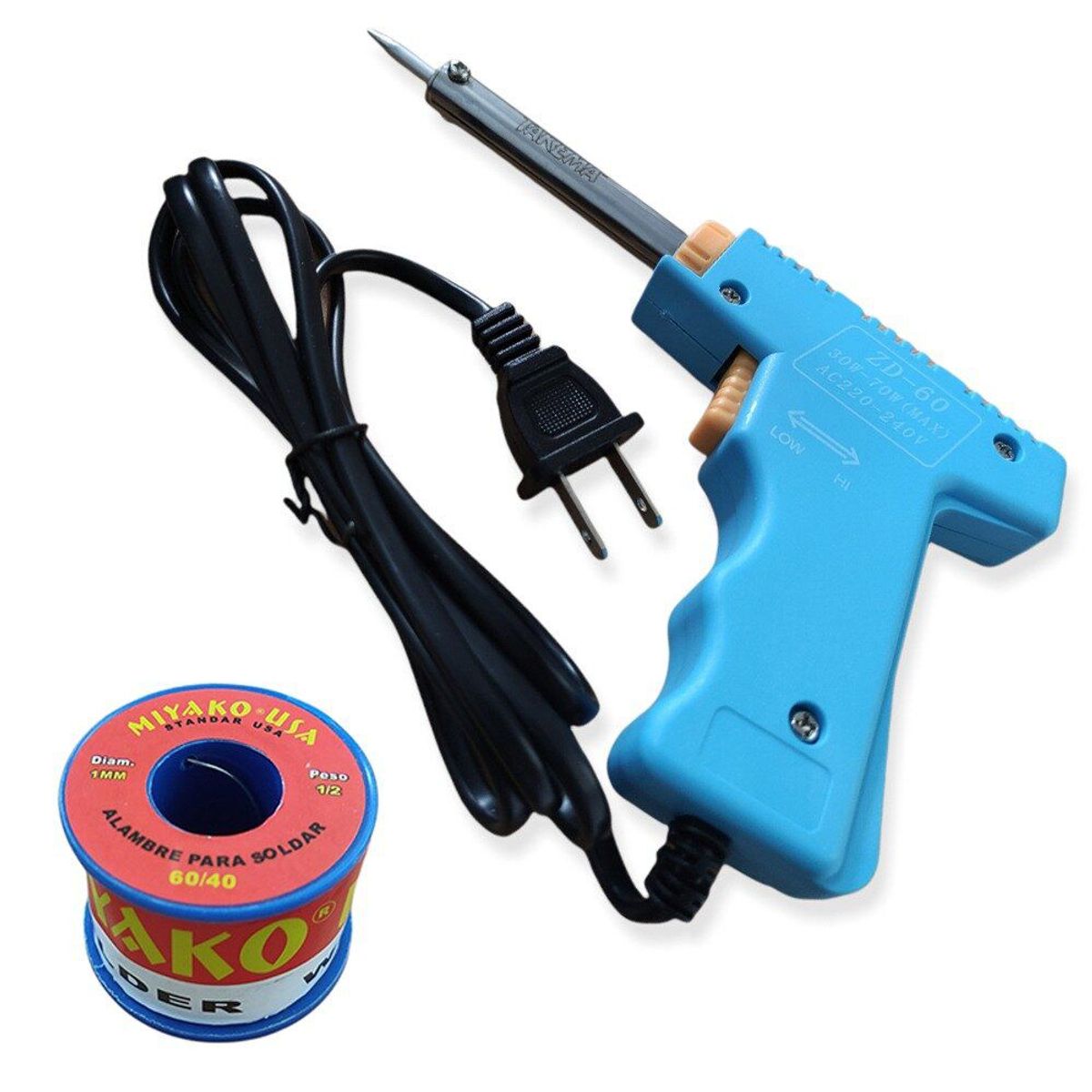 ZD-90HIGH - Cautin 20W 200W Alambre Para  Soldar 1/2 0870-3