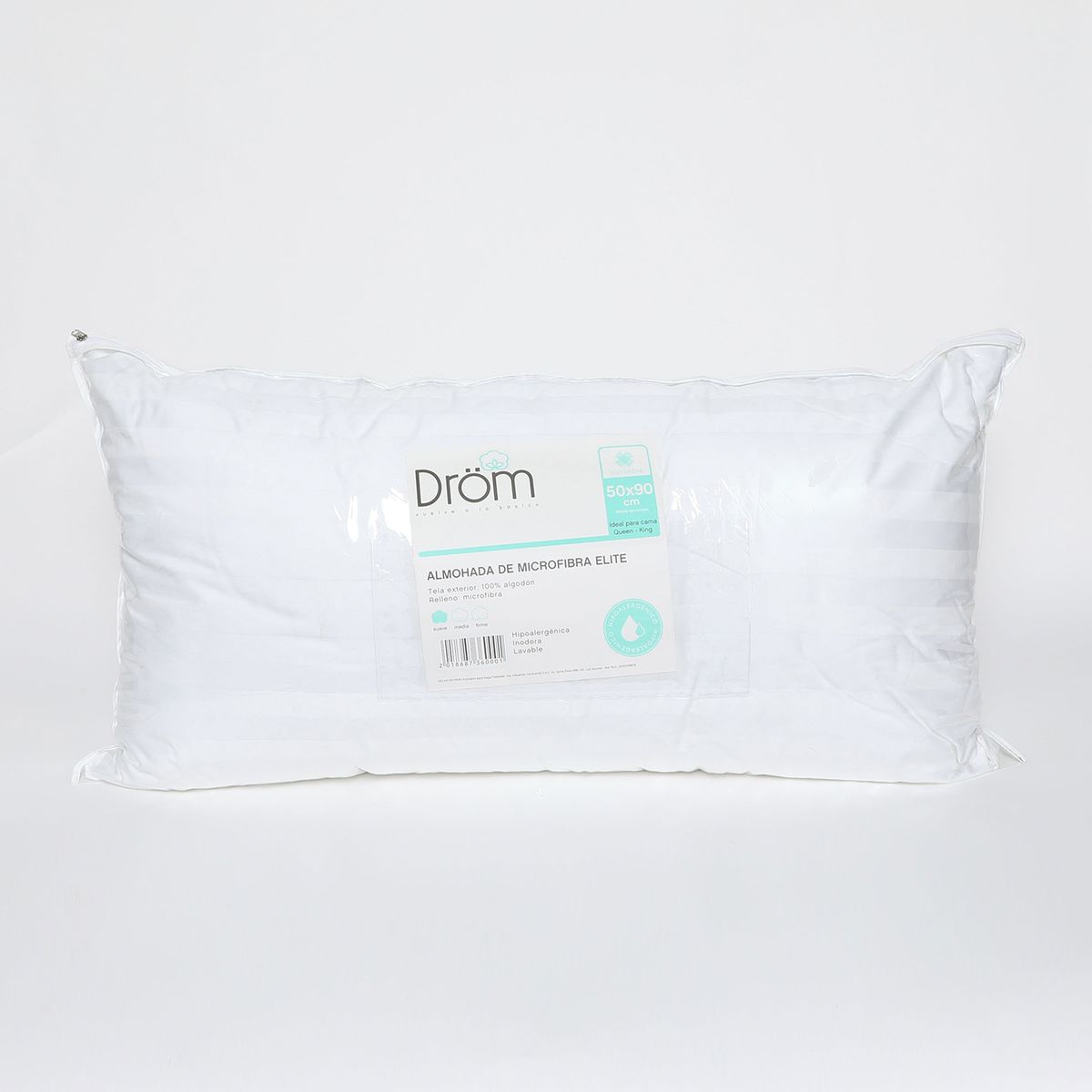 DROM - Almohada de Microfibra Elite King 50x90cm